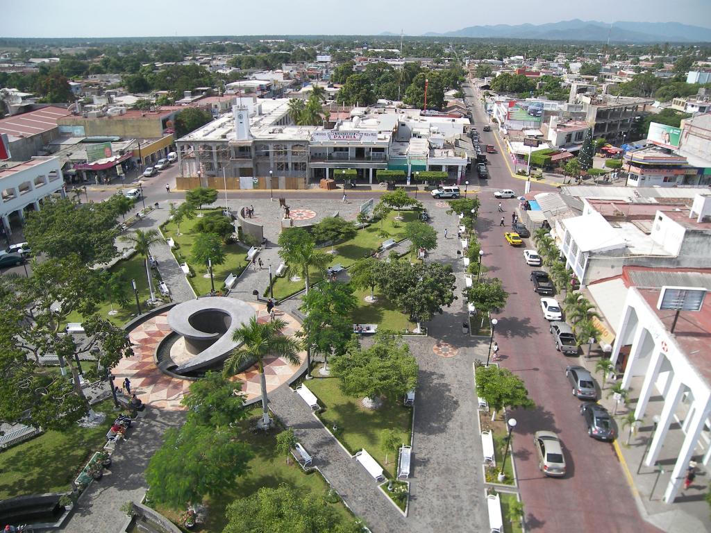 Vista panorámica de la Ciudad de Tecomán,Colima