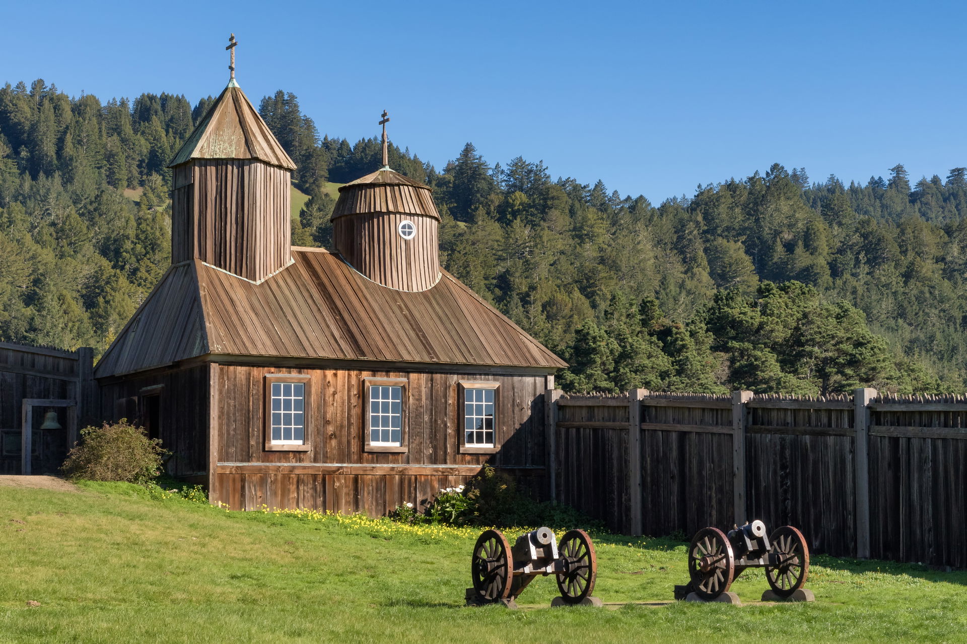 Orthodox Holy Trinity St. Nicholas Chapel at Fort Ross, Sonoma …