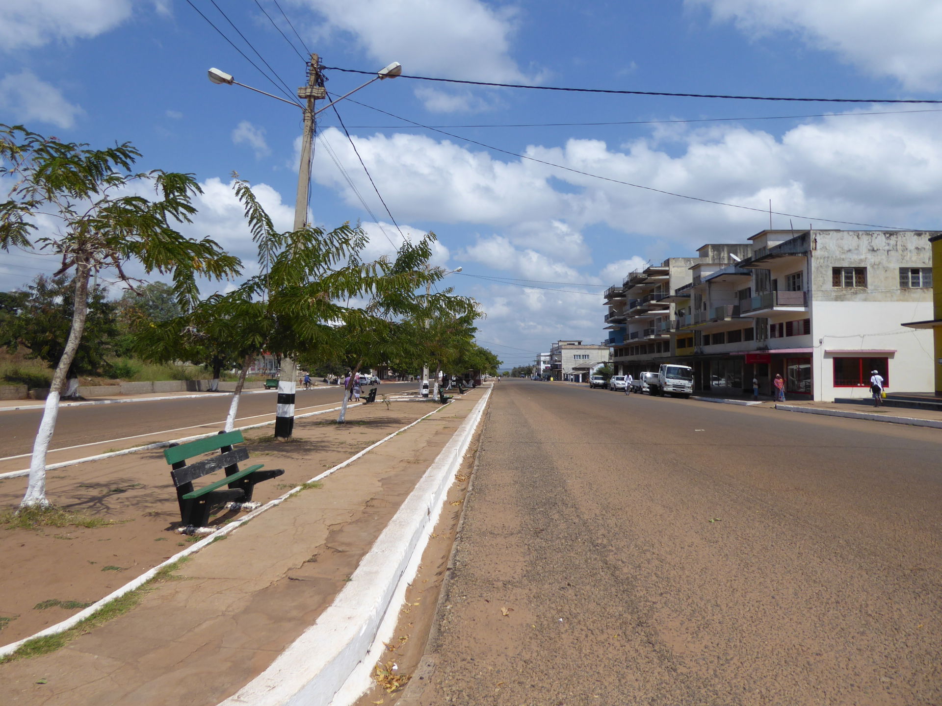 Avenida da Liberdade in the city of Angoche, Mozambique