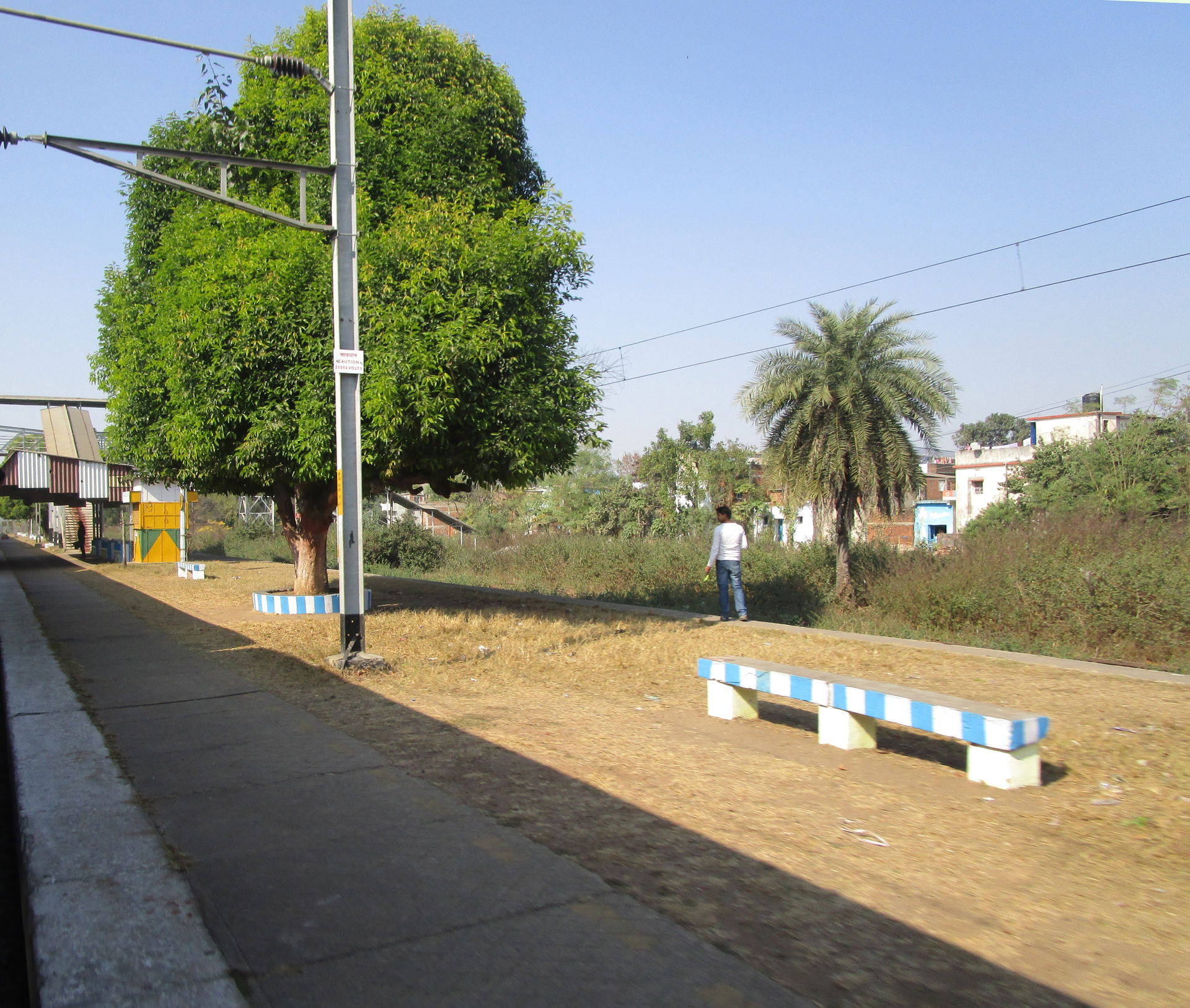 Parsabad Railway Station platrorm