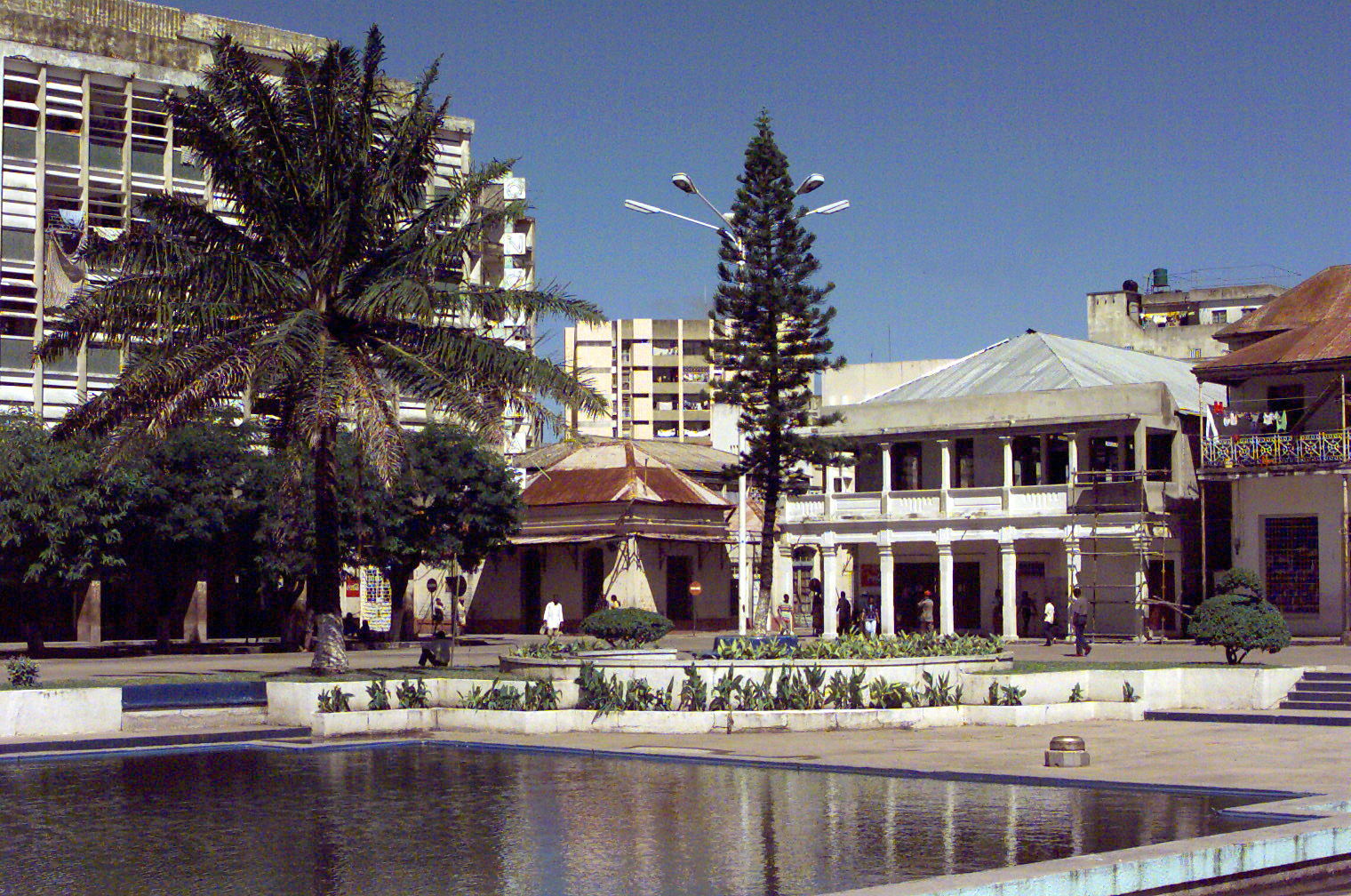 Town centre of Beira, Mozambique. Beira has an International Ai…