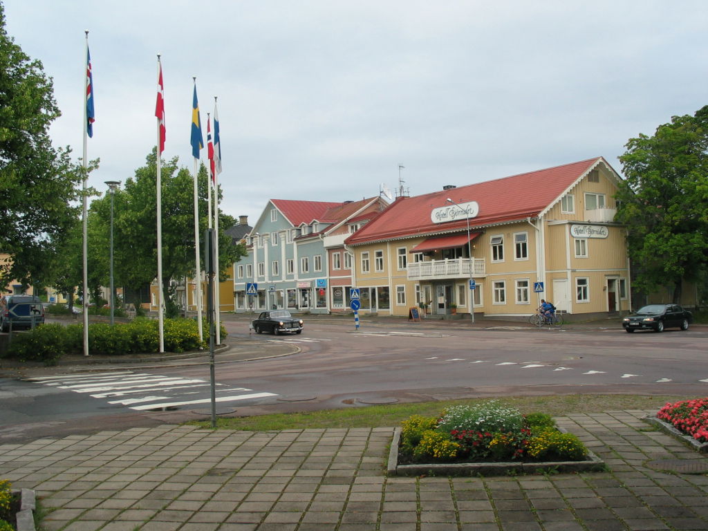 The city of Torsby in Sweden