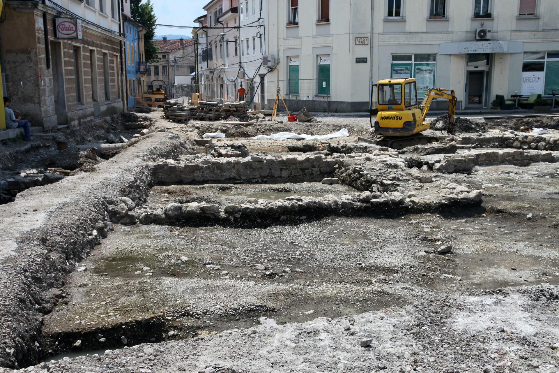 The roman forum was discovered after these works