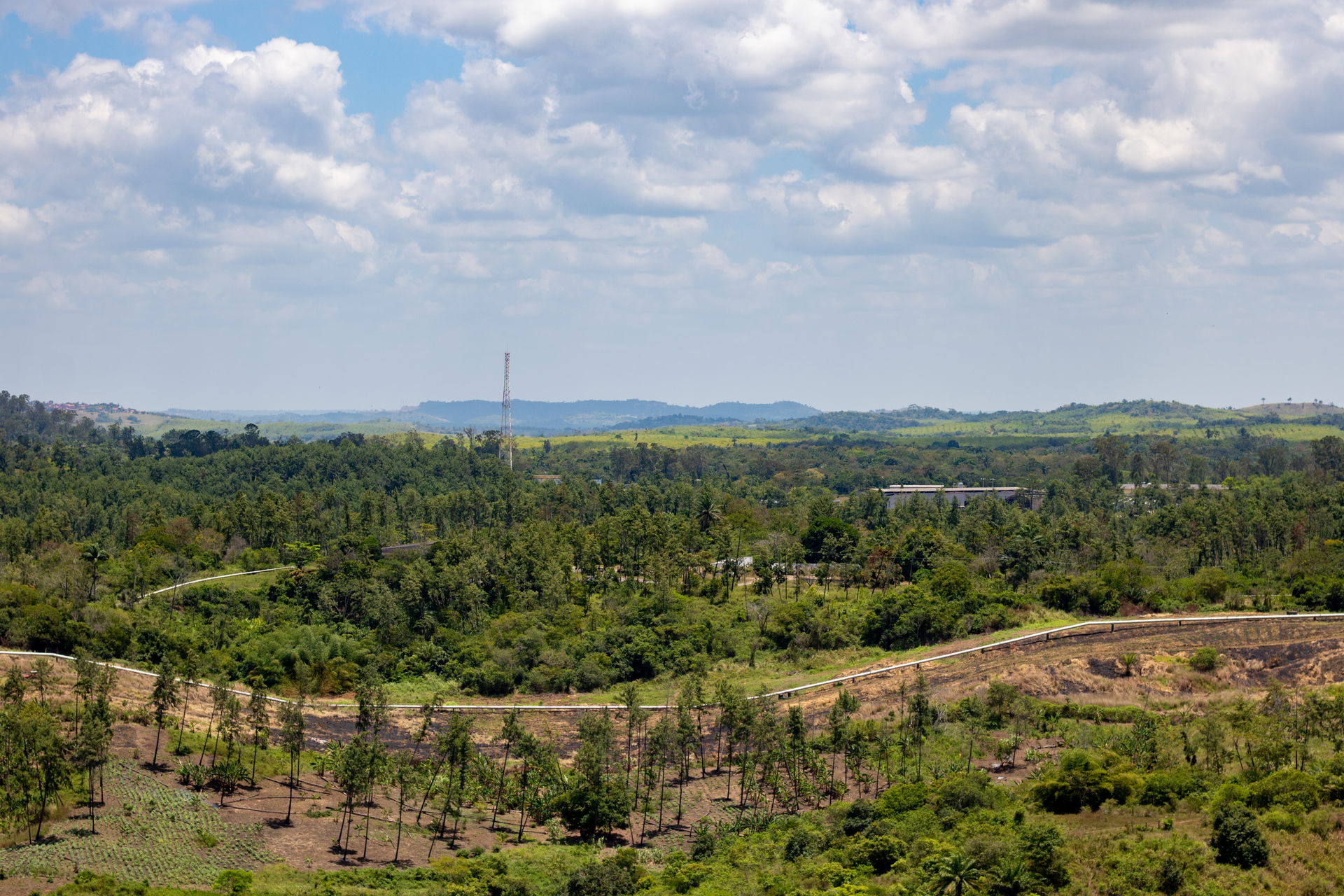 Landscape of Candeias viewed from the Parish Church of Candeias…