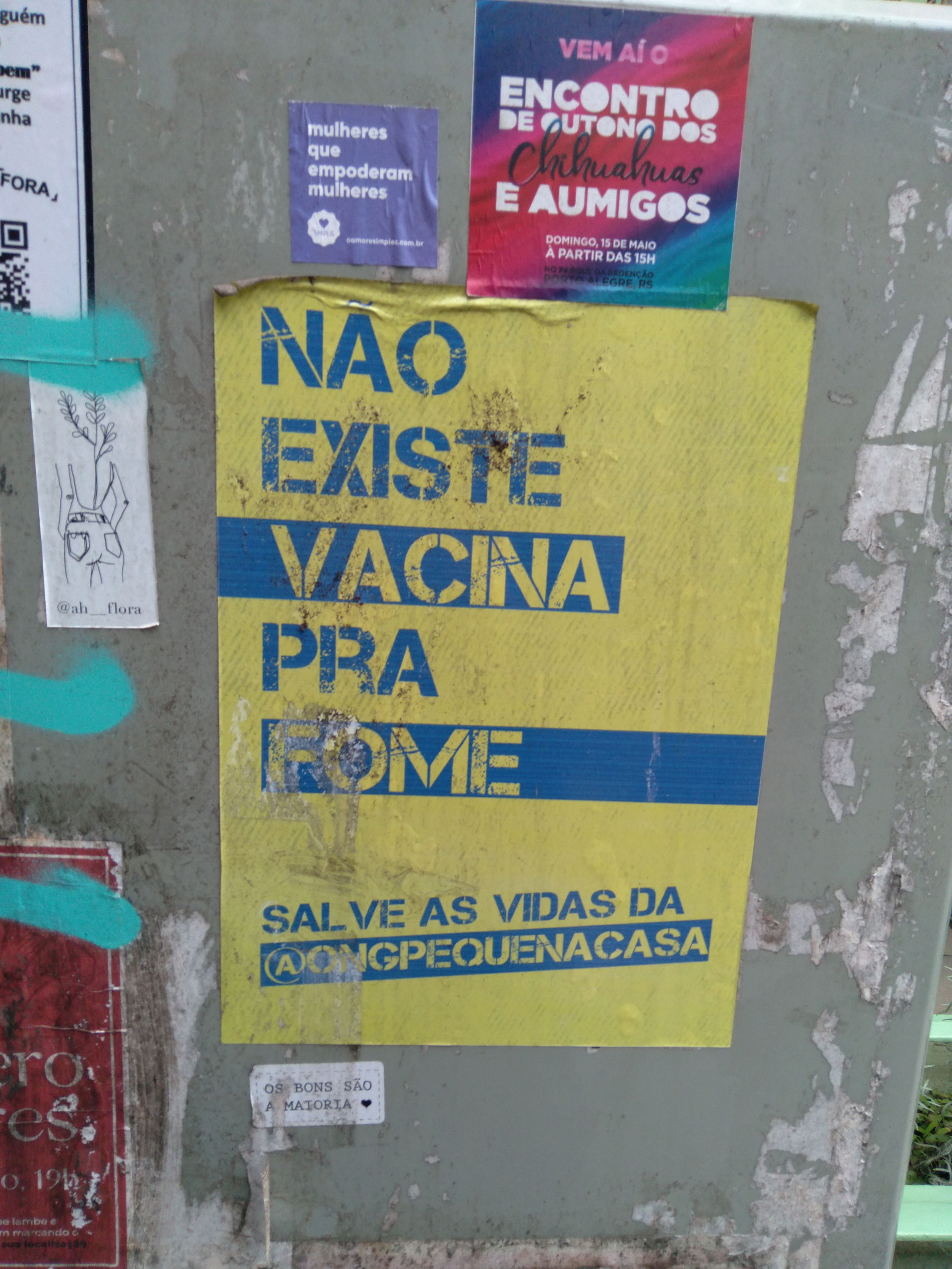Não existe vacina pra fome