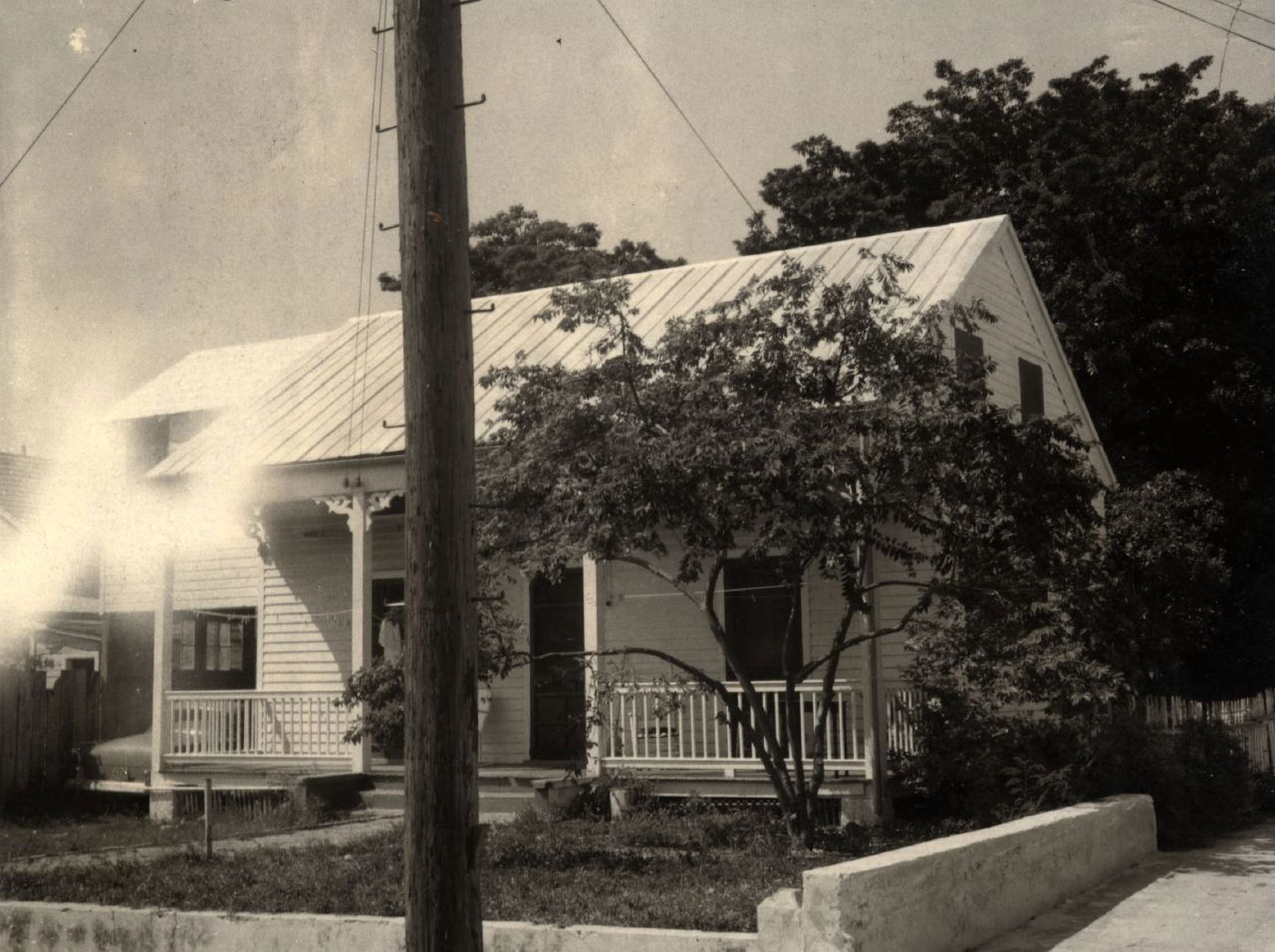 The House at 615 Angela Street in the 1960's.