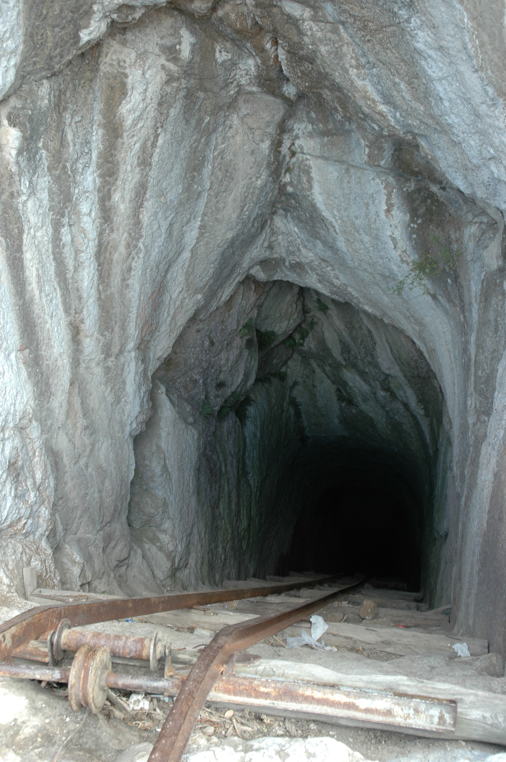 There once was mining on the hill.