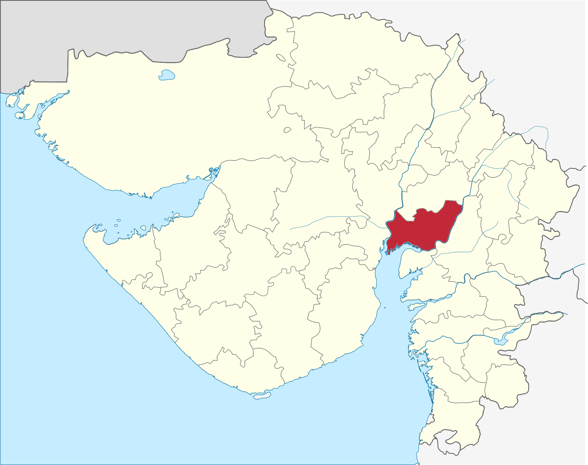 Distrito de Anand en Gujarat
