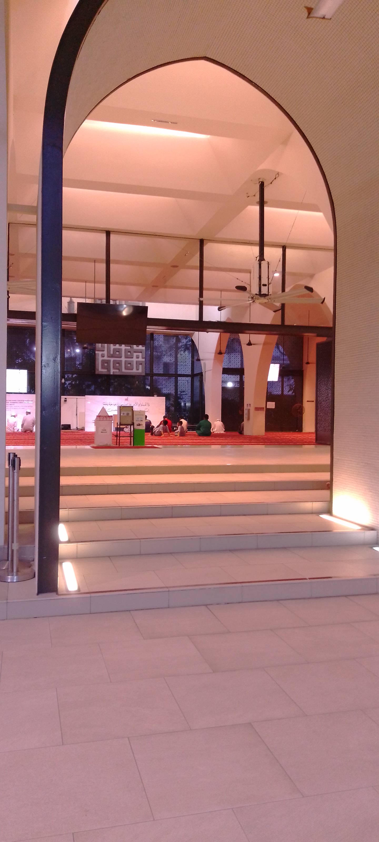 The prayer hall of Masjid Al Islah