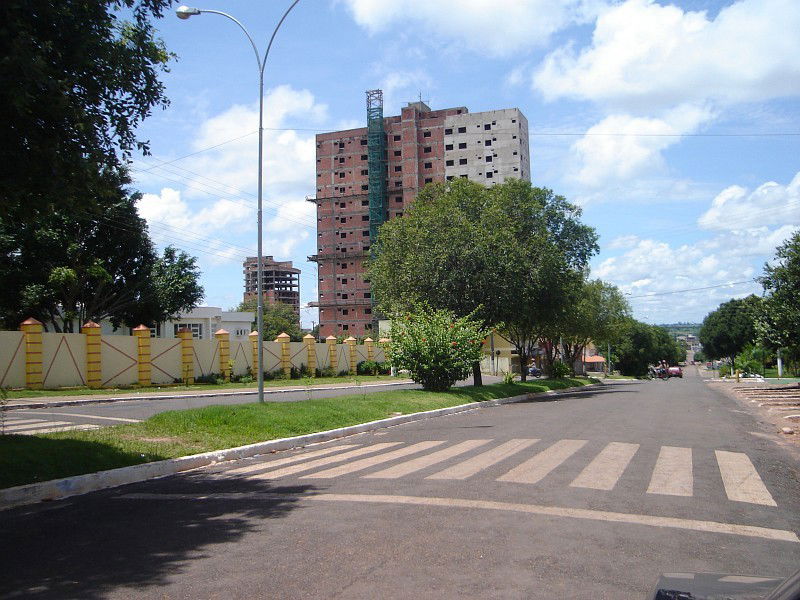 Street of Cacoal, Rondônoa, Brazil.