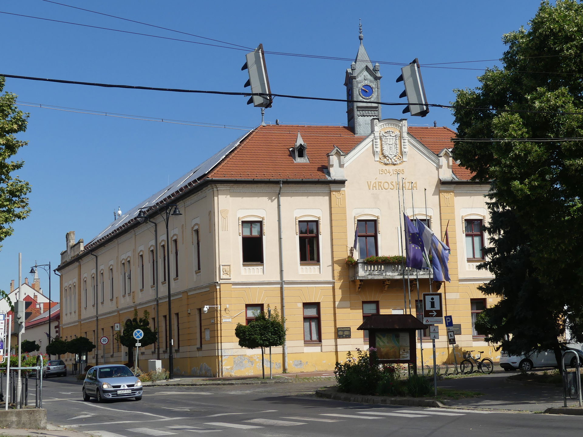 Dunaföldvár. Central Europe.