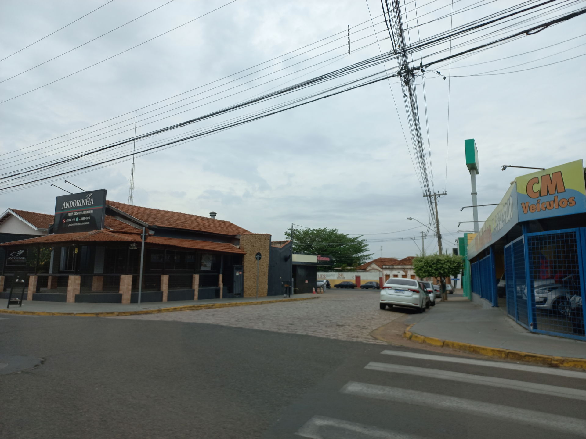 Ruas da cidade de Lins, São Paulo, Brasil