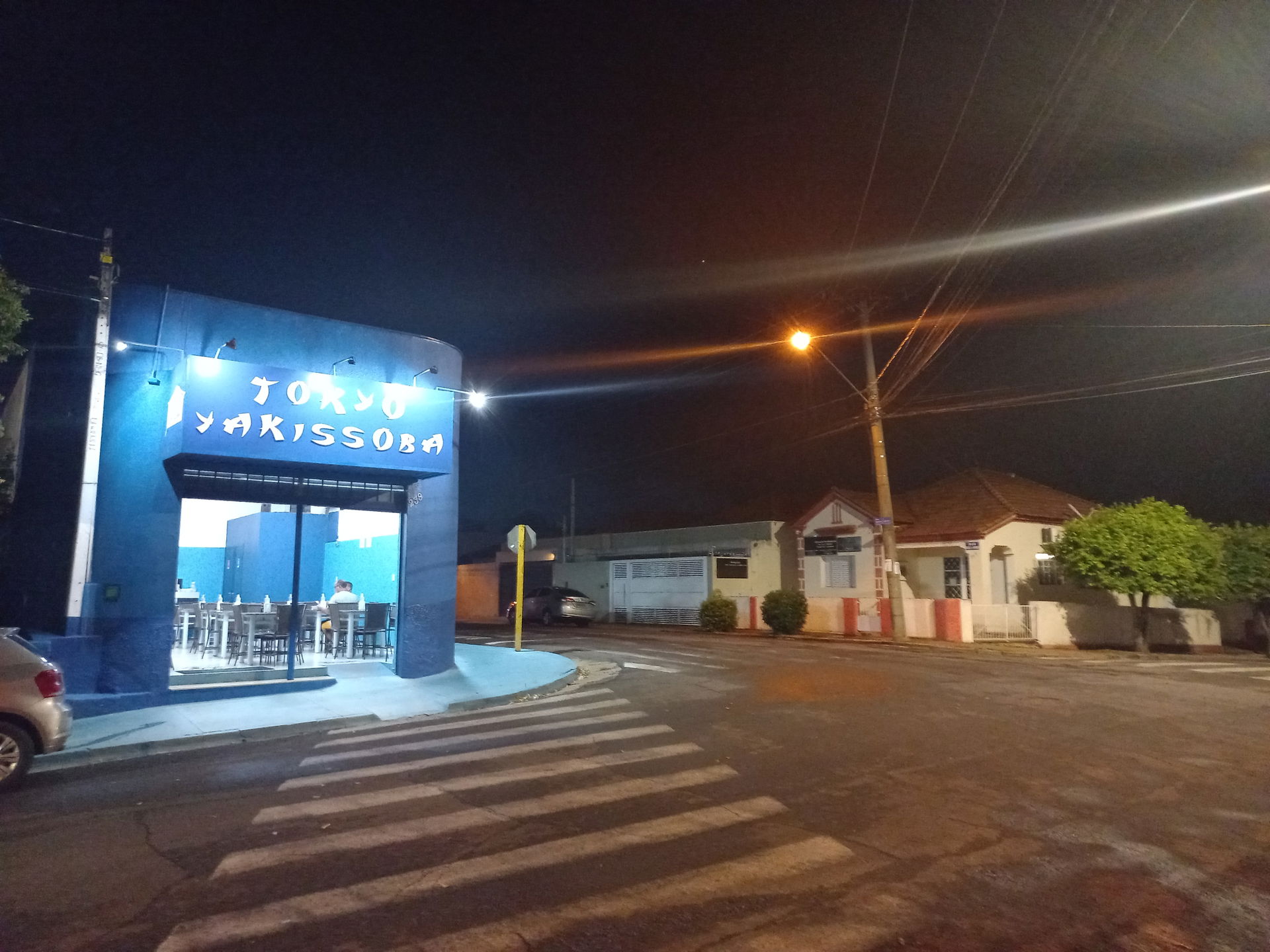 Ruas da cidade de Lins, São Paulo, Brasil