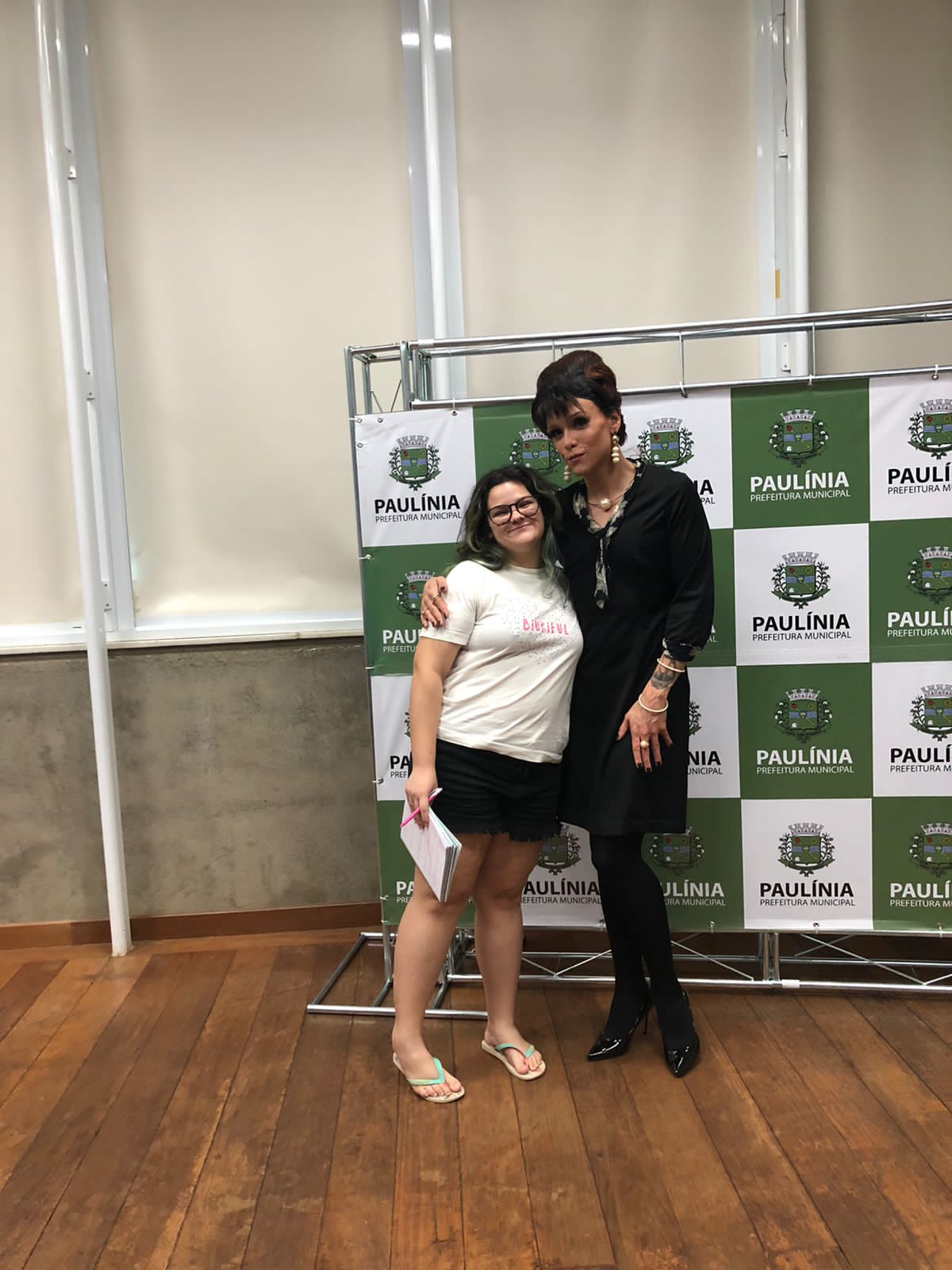 imagens do evento "Estereótipos" com a palestrante Rita Von Hun…