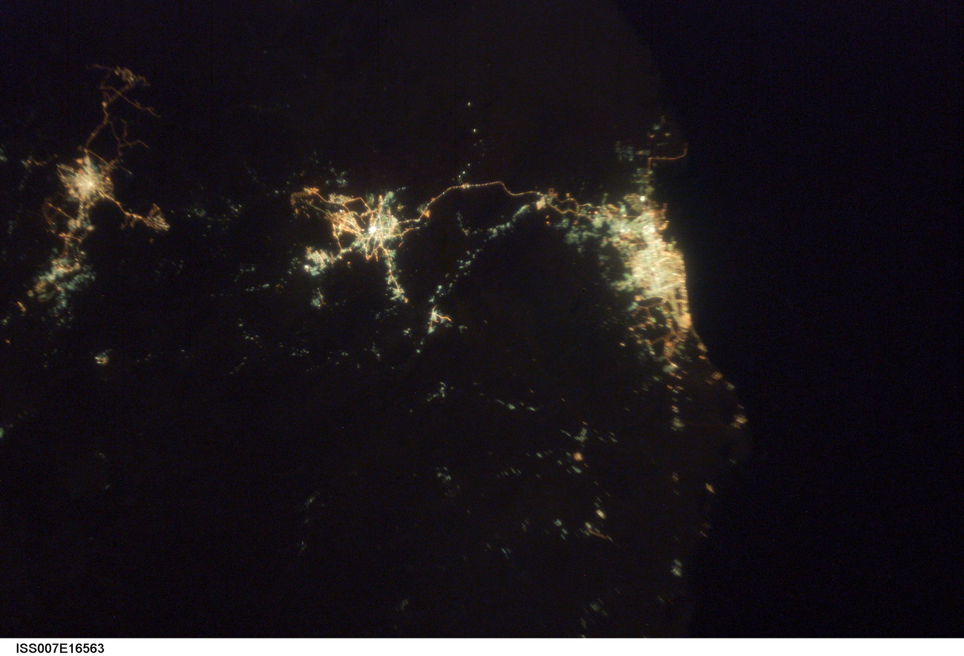 View of Saudi Arabia taken during ISS Expedition 7.