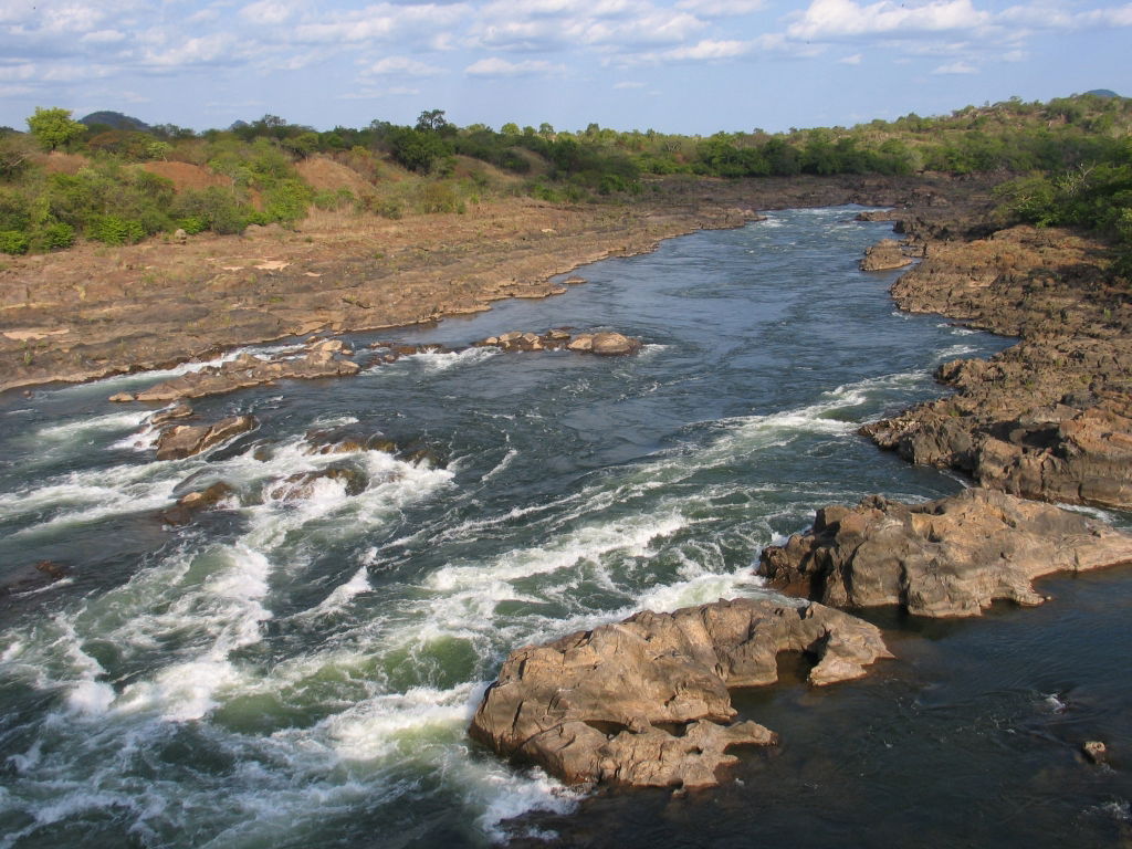 Cuanza bei Dondo in der Provinz Cuanza Norte, Angola