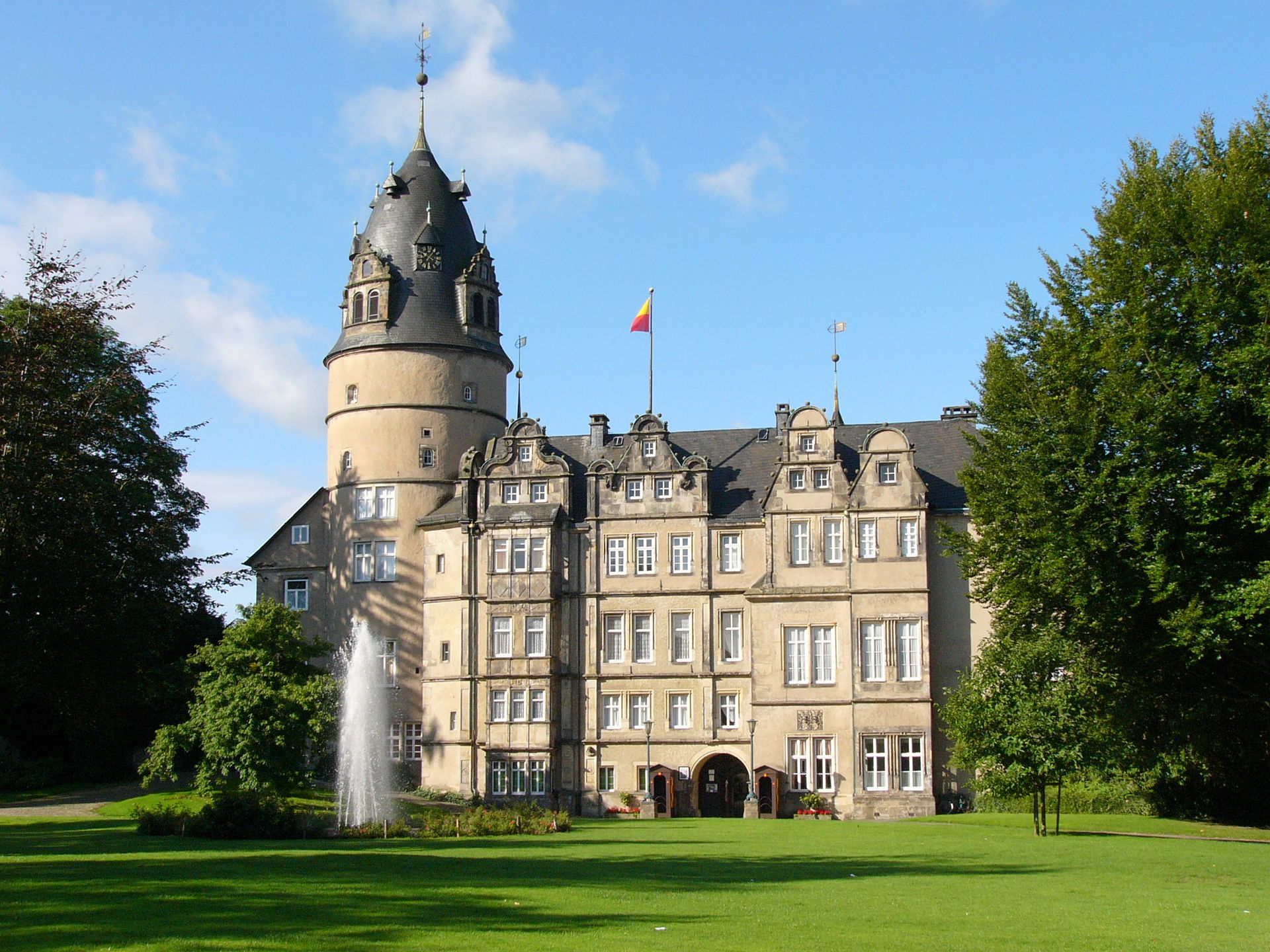 Detmold castle  in Detmold, district of Lippe, North Rhine-West…