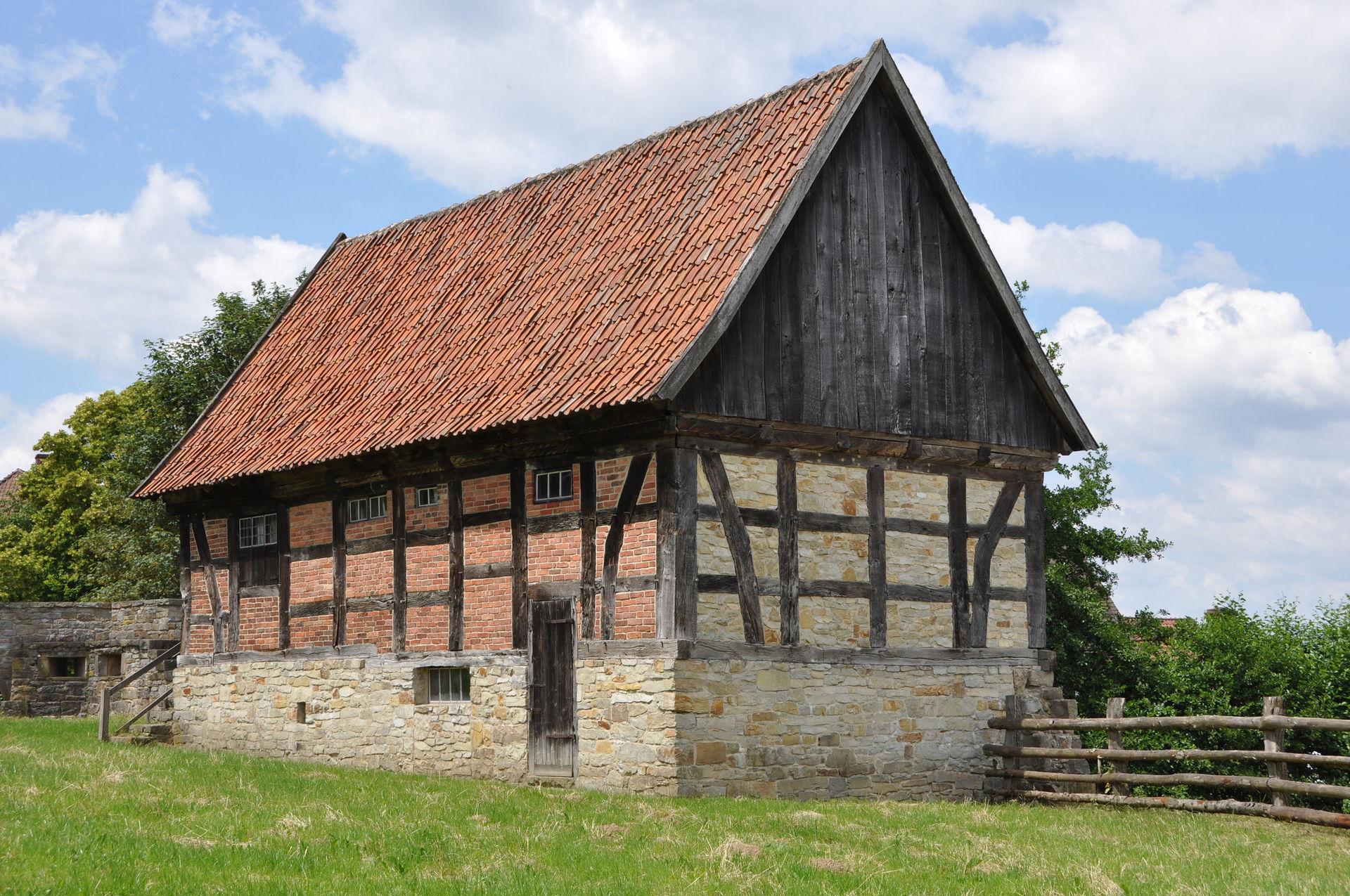 Detmold (Germany): Open Air Museum, part of the Paderborner Dorf