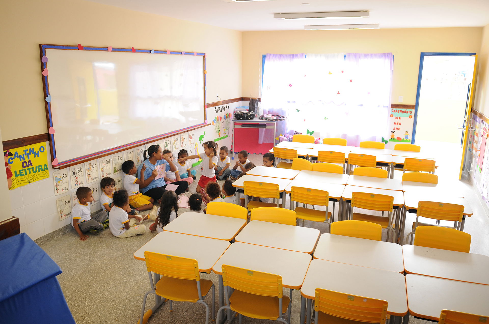 Creche Canela-de-Ema, Sobradinho II, Brasília, DF, Brasil 14/4/…