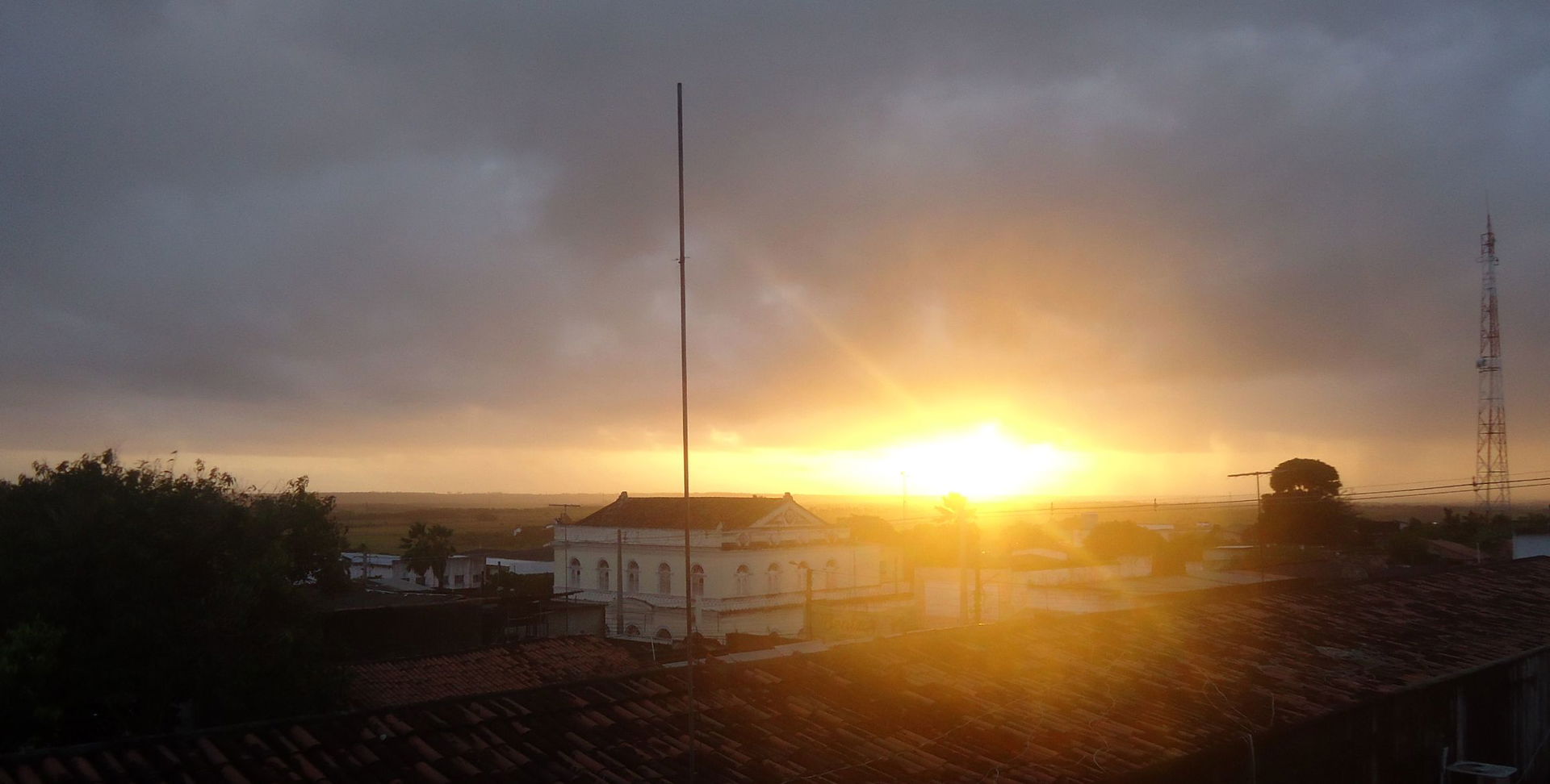 Bem tombado em Ceará-Mirim, Rio Grande do Norte, Brasil. Paláci…