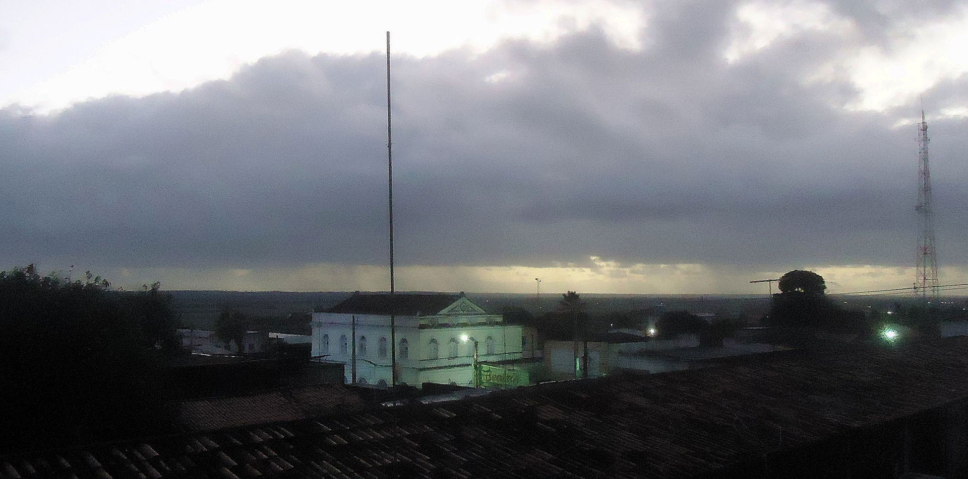 Bem tombado em Ceará-Mirim, Rio Grande do Norte, Brasil. Paláci…