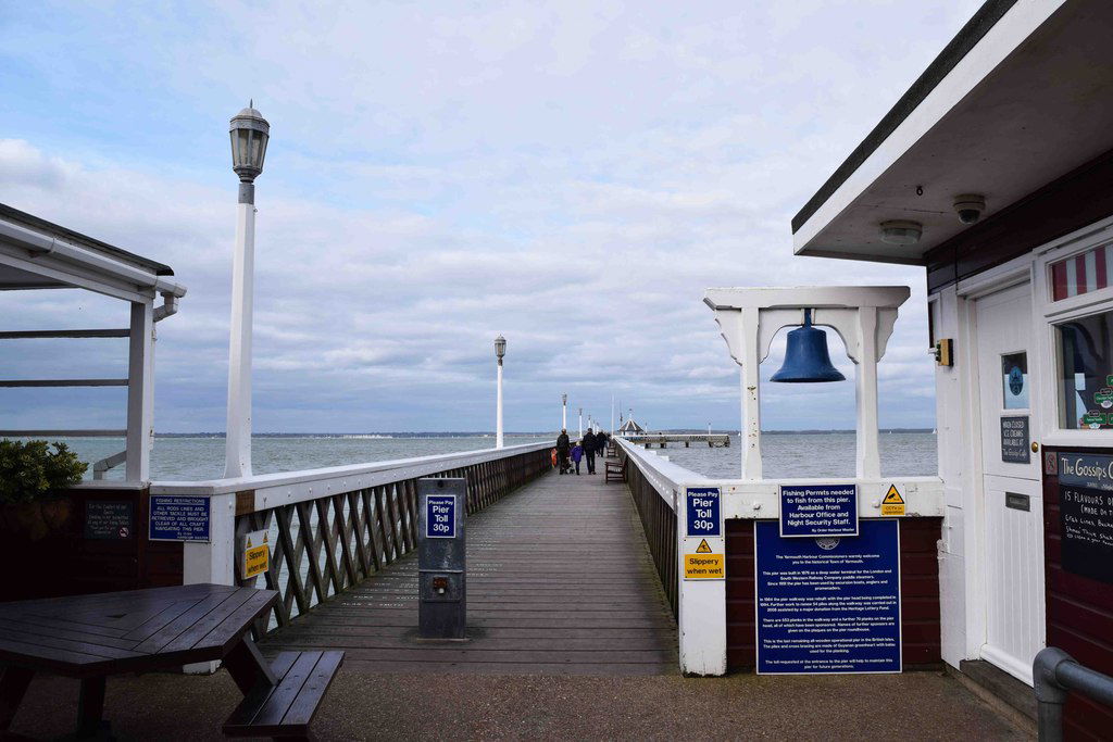 Entrance to Yarmouth Pier, Yarmouth, Isle of Wight