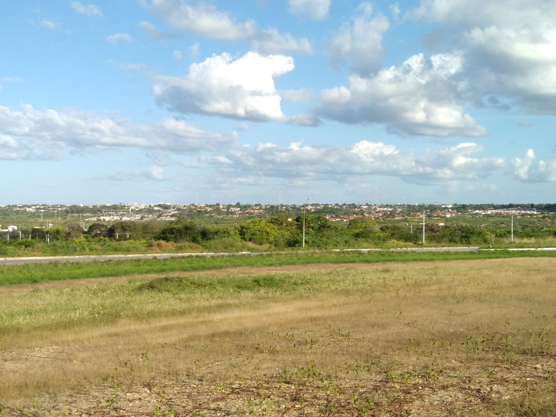 City of Pacajus seen from the BR-116 Highway. Pacajus, Ceará, B…
