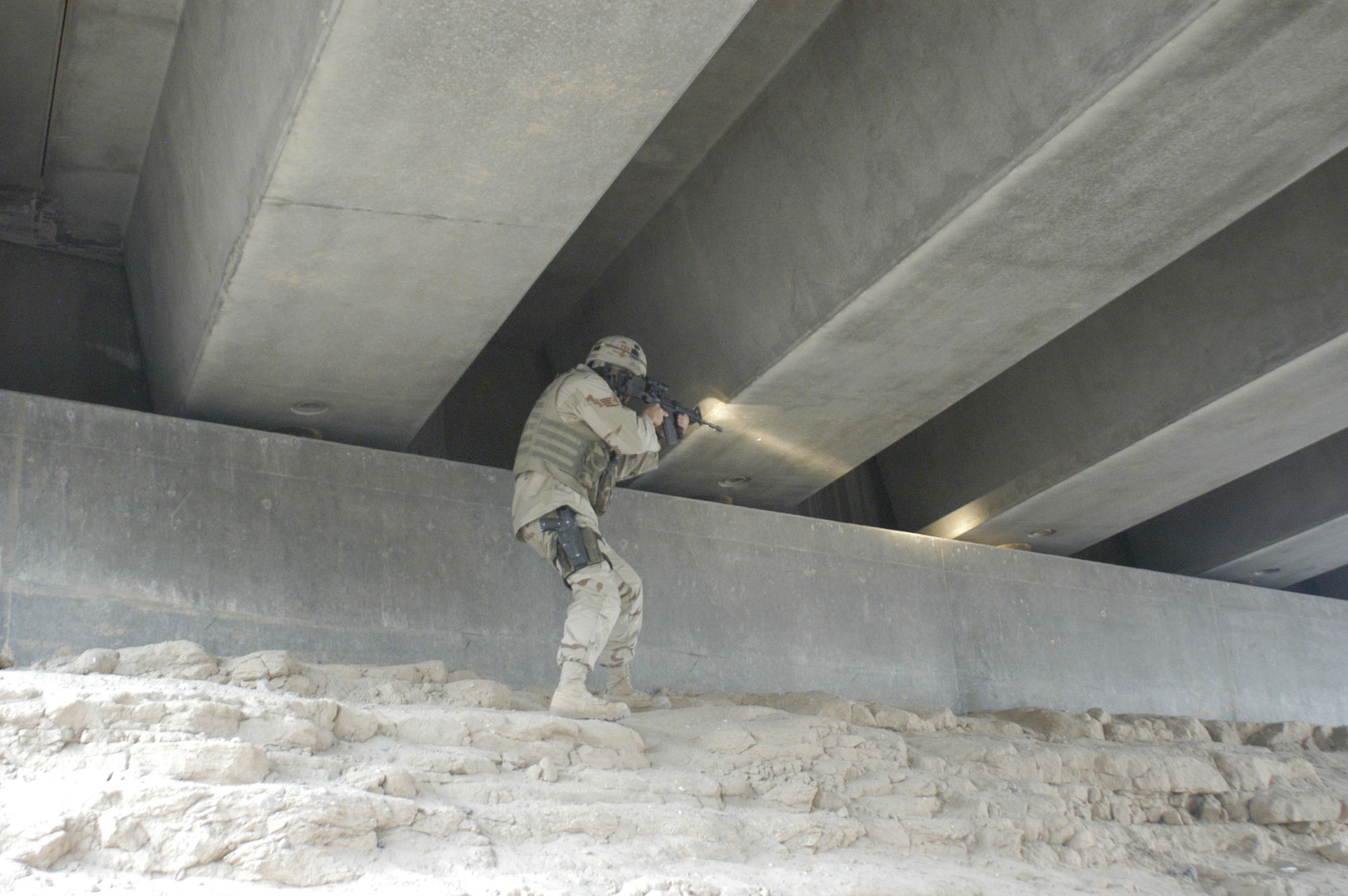 CAMP BUCCA, Iraq -- Staff Sgt. Mark Bentoski, 586th Expeditiona…