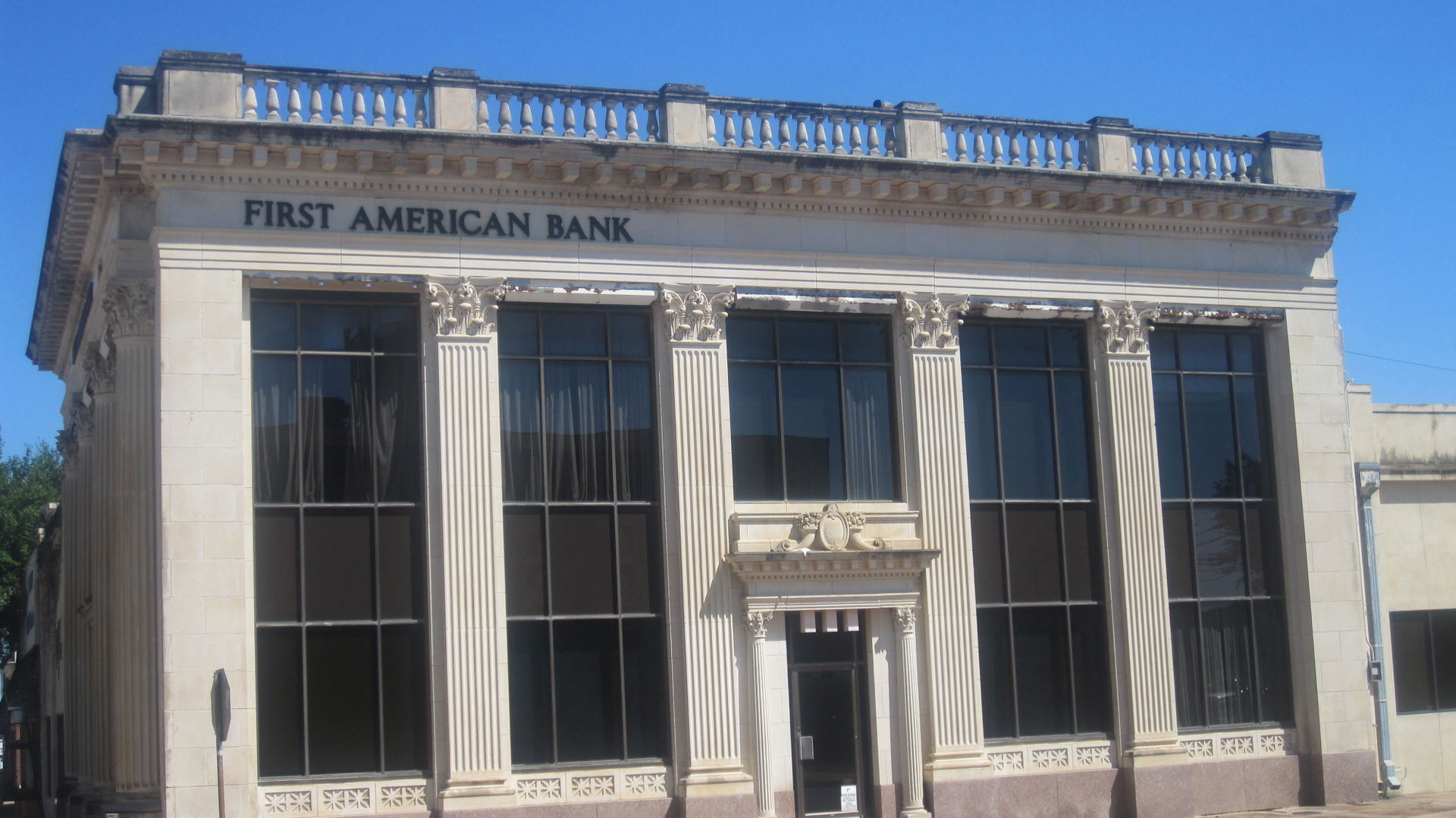 First American Bank in Ranger, TX.