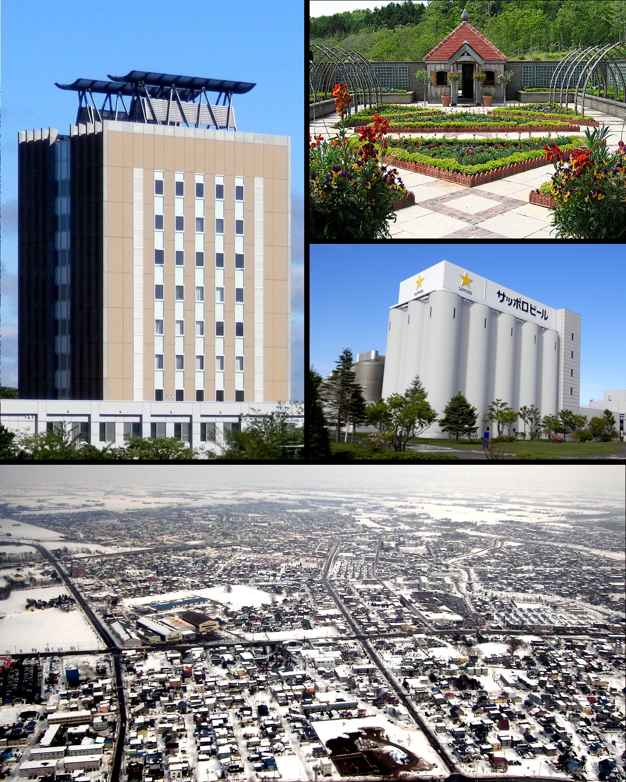 Images from top, left to right:
Top left - Bunkyo University To…
