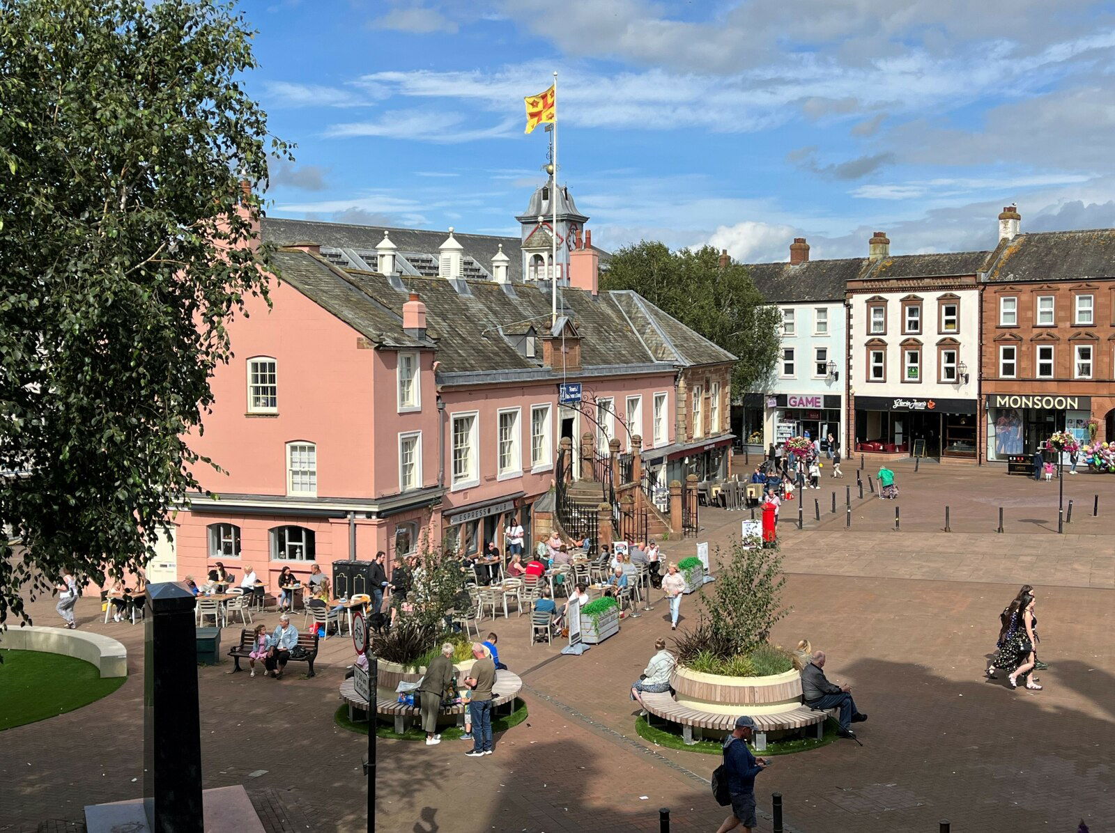 The Old Town Hall is a Grade I listed building; it houses Carli…