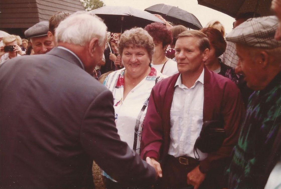 Nemesnép- Kobilje határátadó 1997 Göncz Árpád, Sohár Géza rszne…