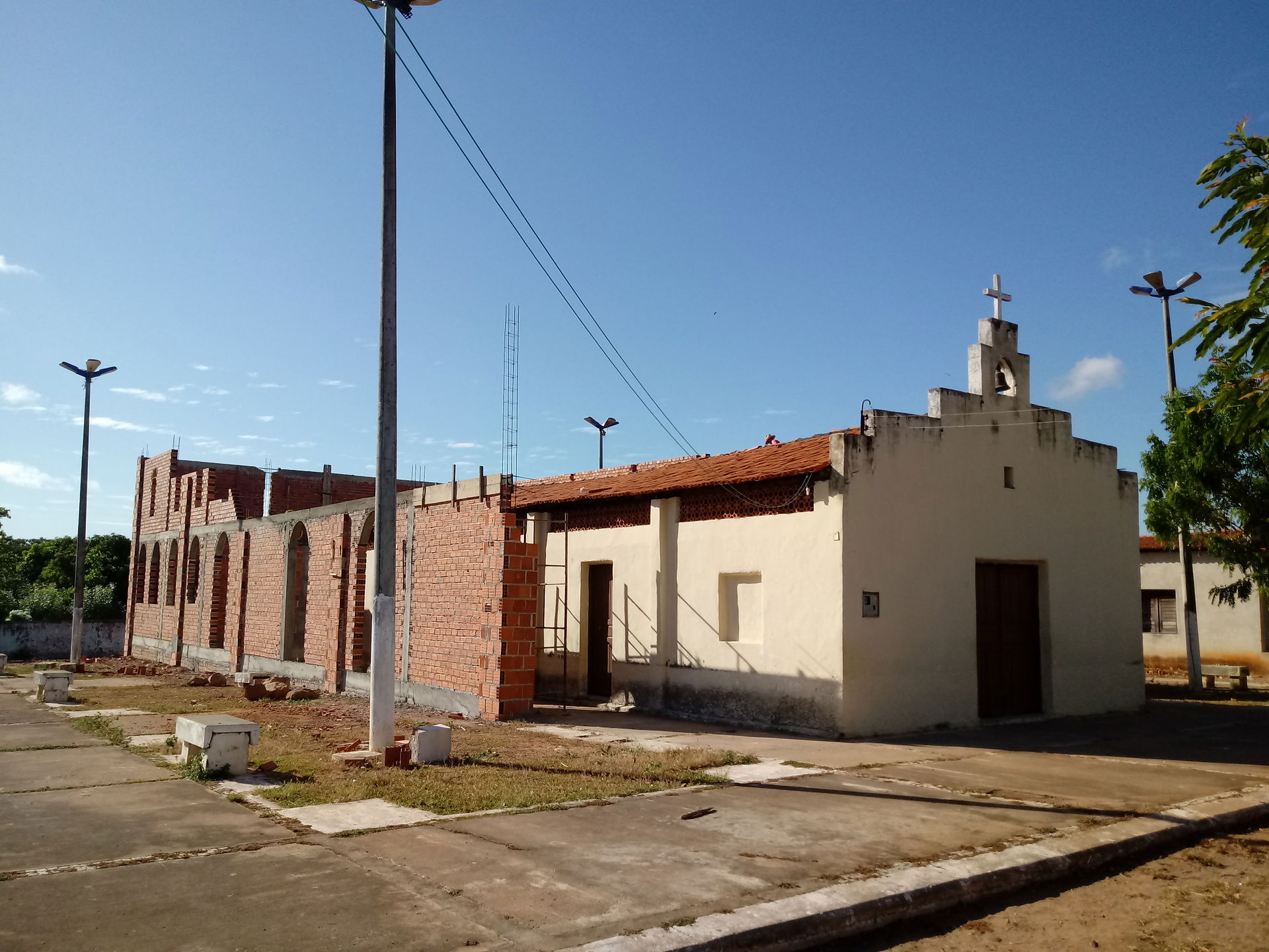 Obras de ampliação da igreja Bela Vista, Tianguá