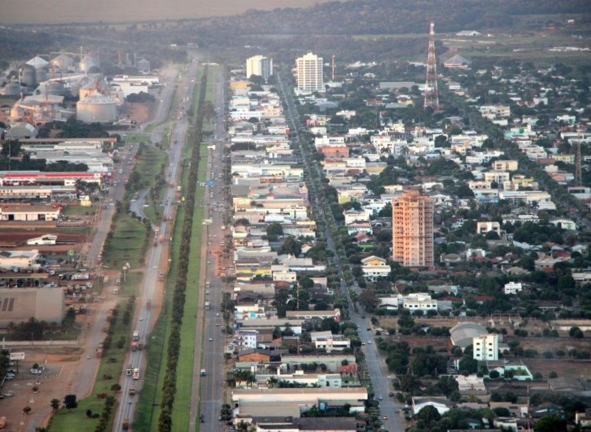 BR 163 em Lucas do Rio Verde