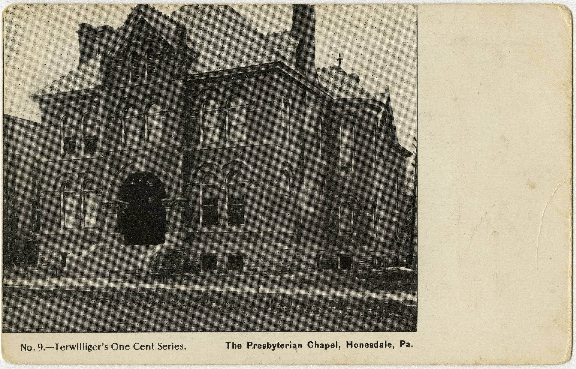 Presbyterian Chapel in Honesdale, Pennsylvania from a pre-1923 …