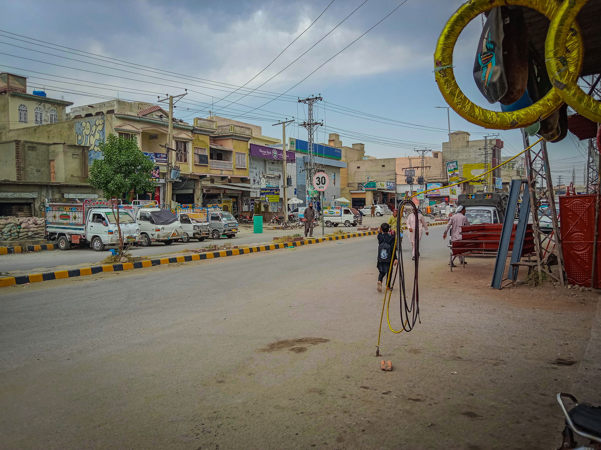 Chowk of Talagang city Pakistan