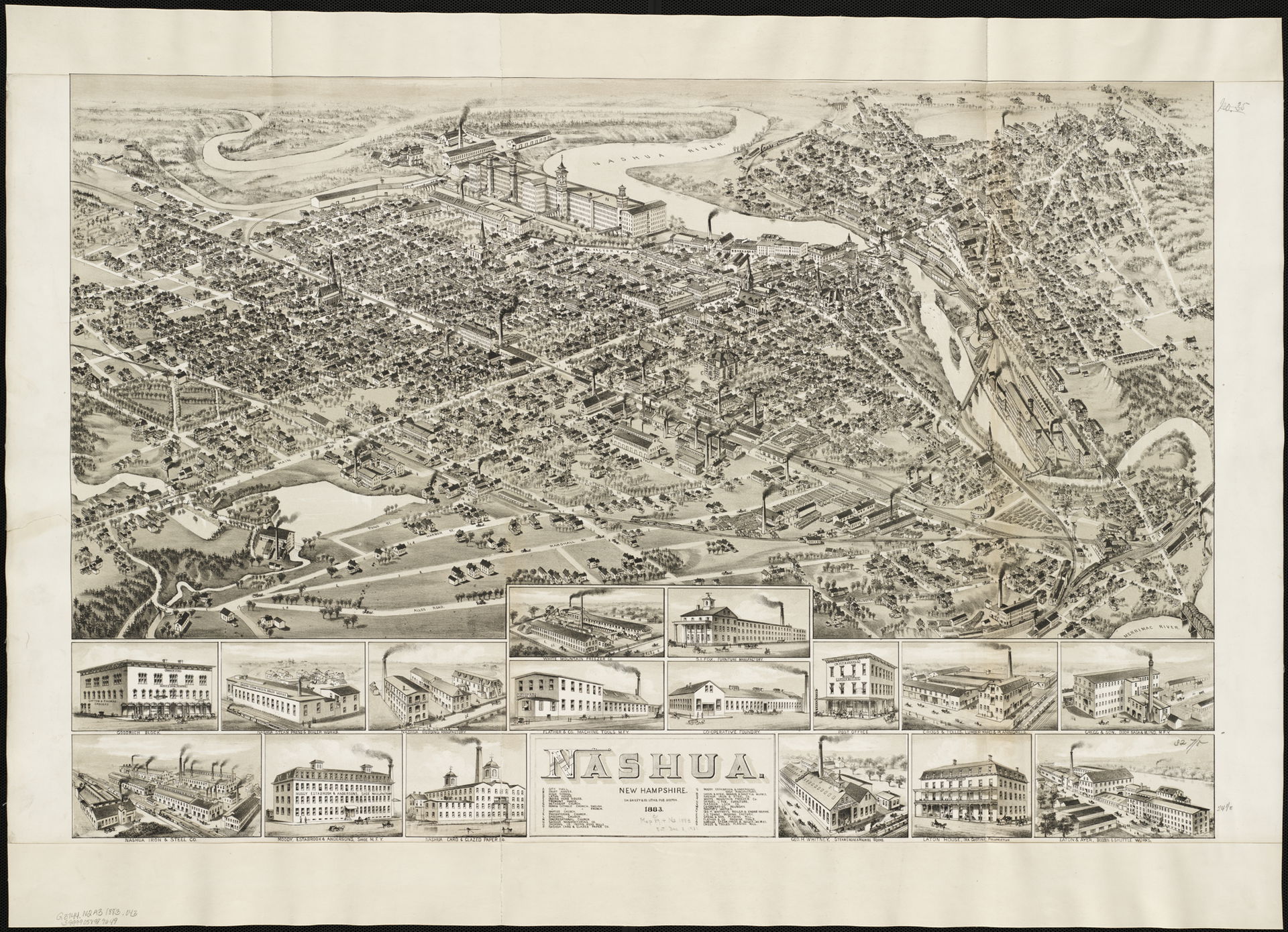Zoom into this map at maps.bpl.org.
Author: O.H. Bailey &amp; C…