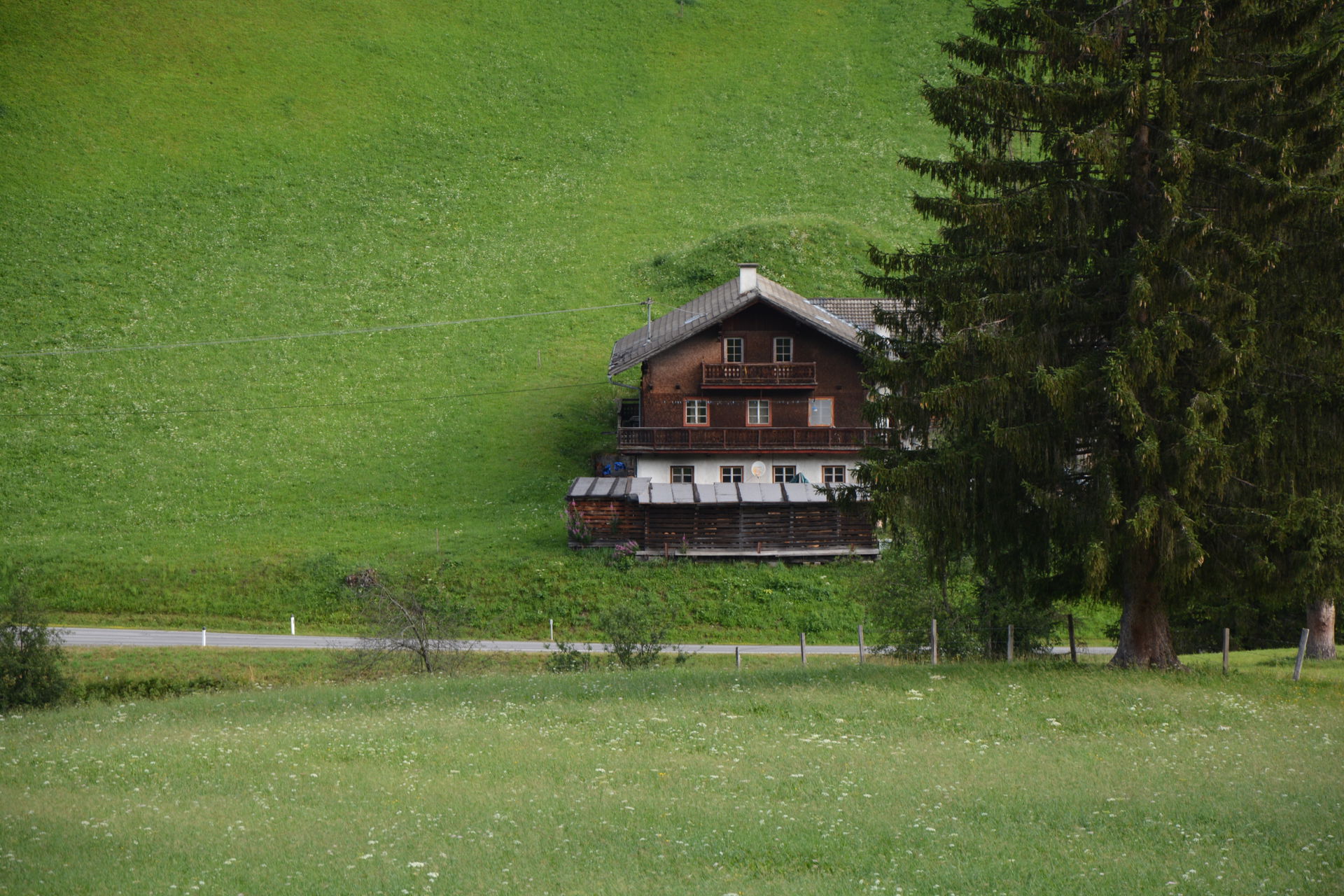 Das Haus Außerrotte 28 (Hofstelle Matlis) in der Ortschaft Unte…