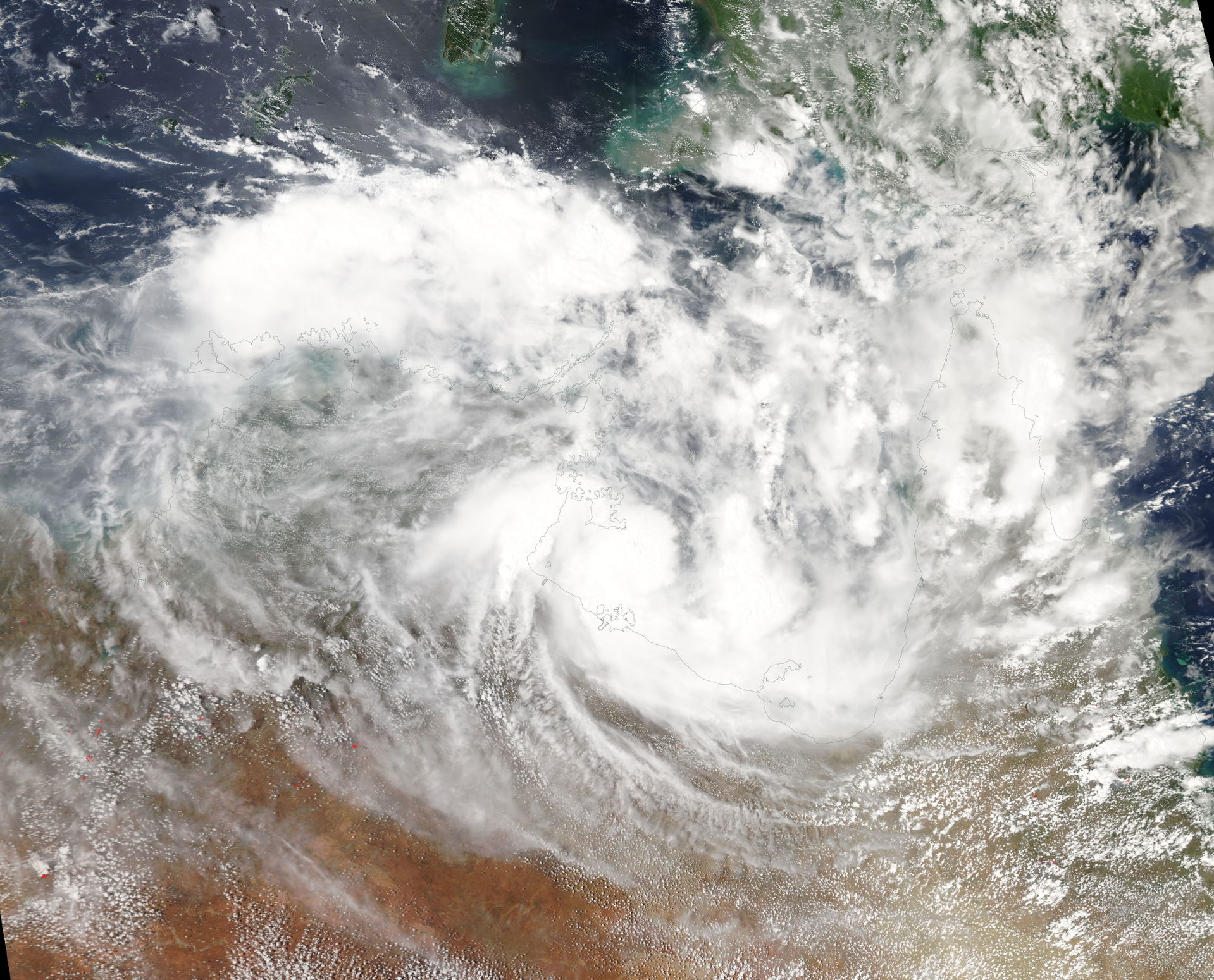 Tropical Cyclone Owen sprung to life from a low pressure area c…