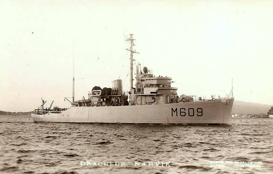 M609 NARVIK dragueur de mines français de type MSO