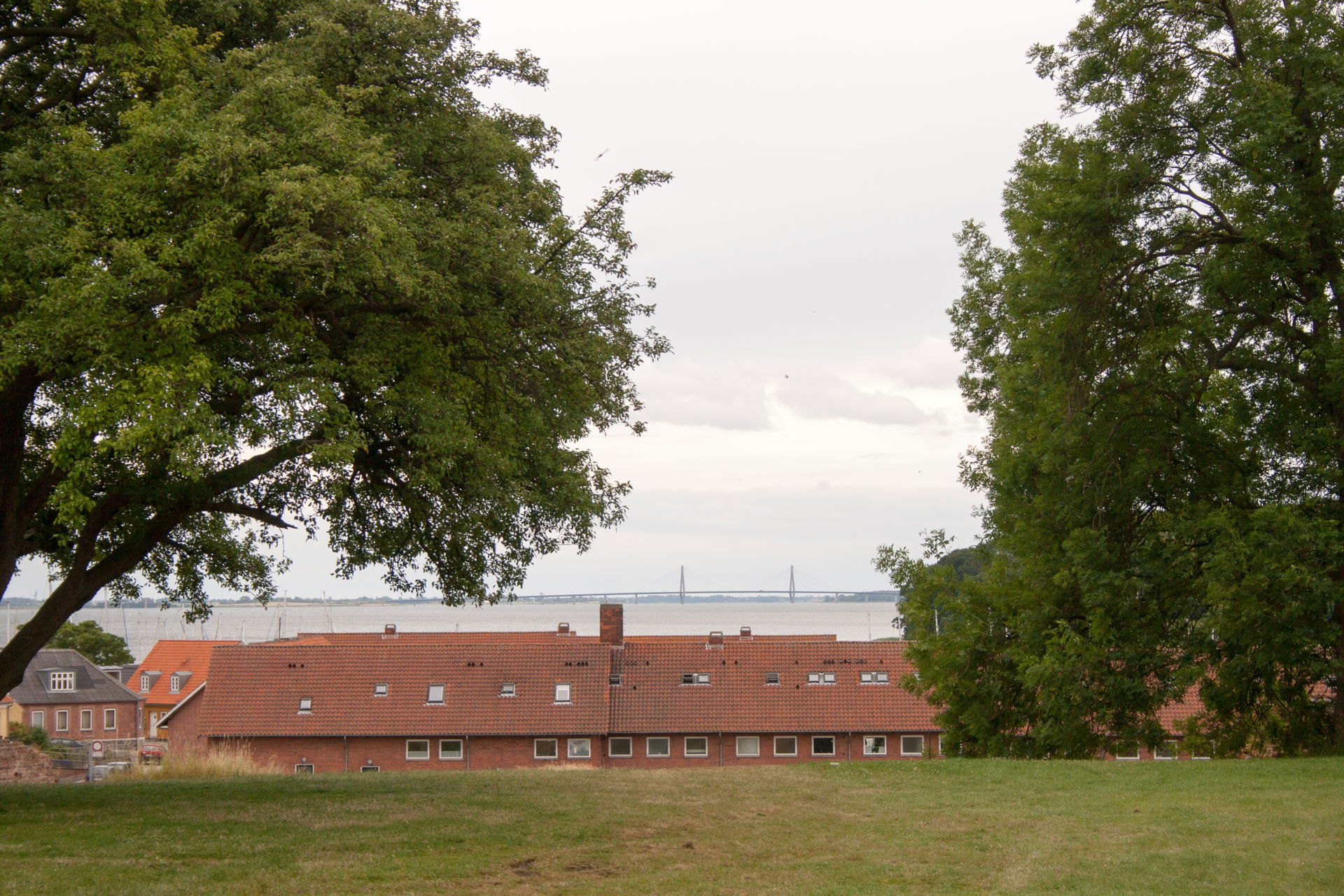 Vordingborg, view from the Castle Hilllabel QS:Len,"Vordingborg…