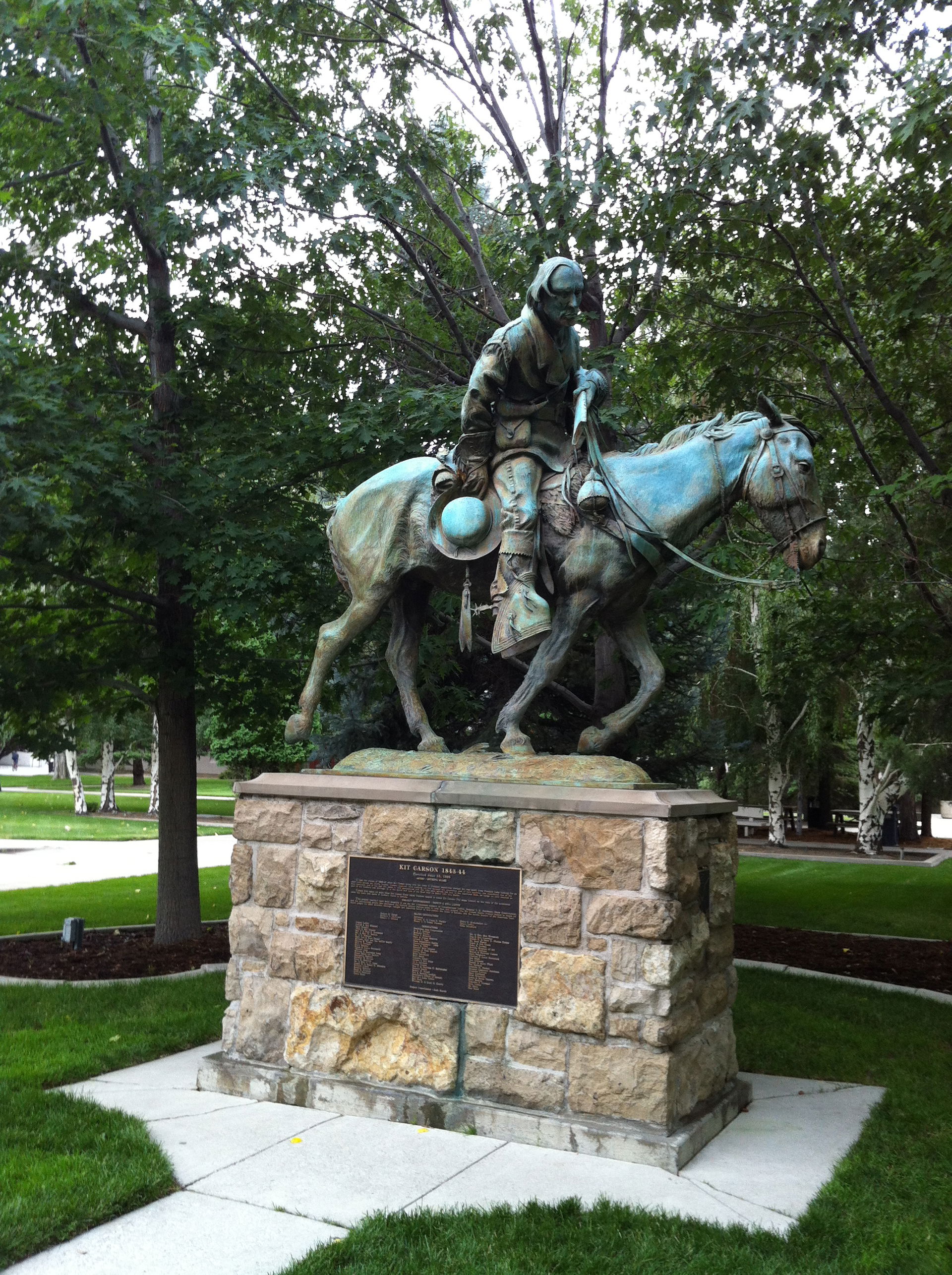 Kit Carson Statue Carson City NV
