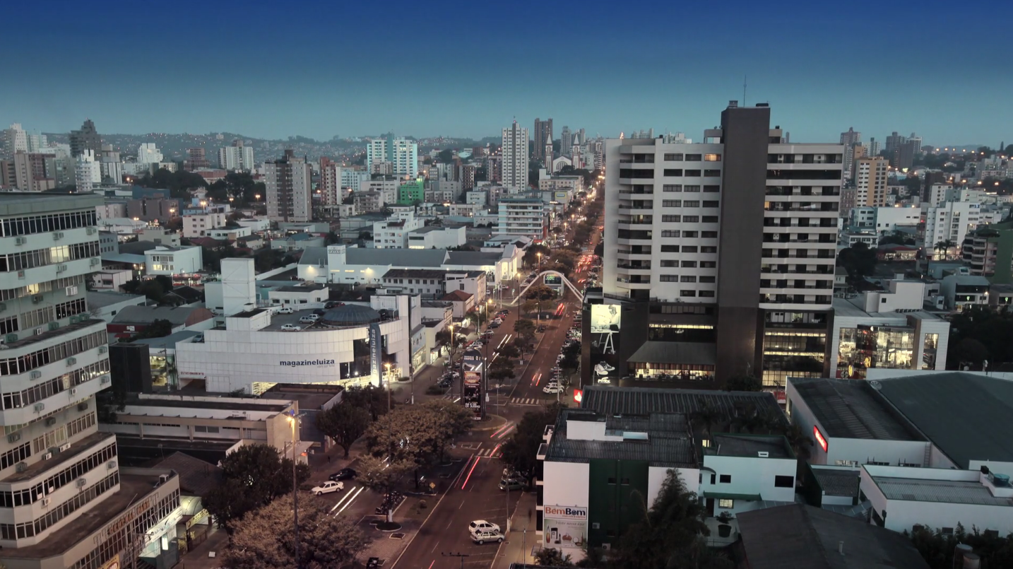 Vista do centro de Chapeco SC