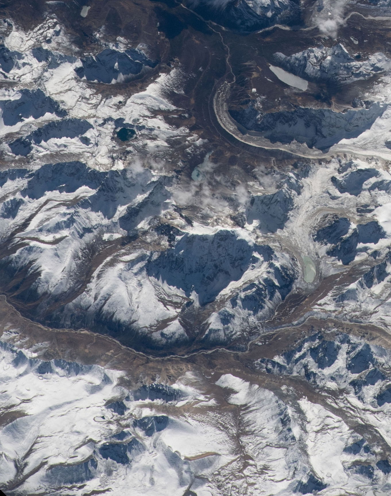 View of China taken during ISS Expedition 66. Kama Chu Valley (…
