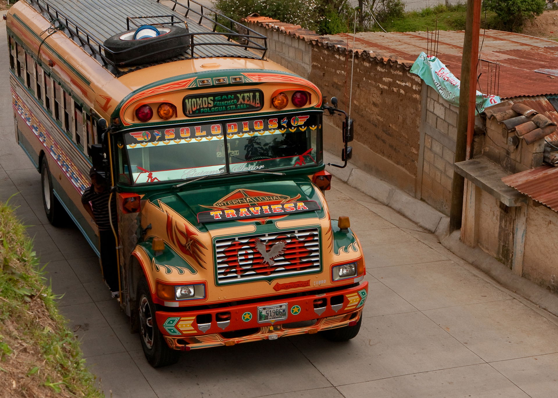 Bus in Momostenango Guatemala 2010