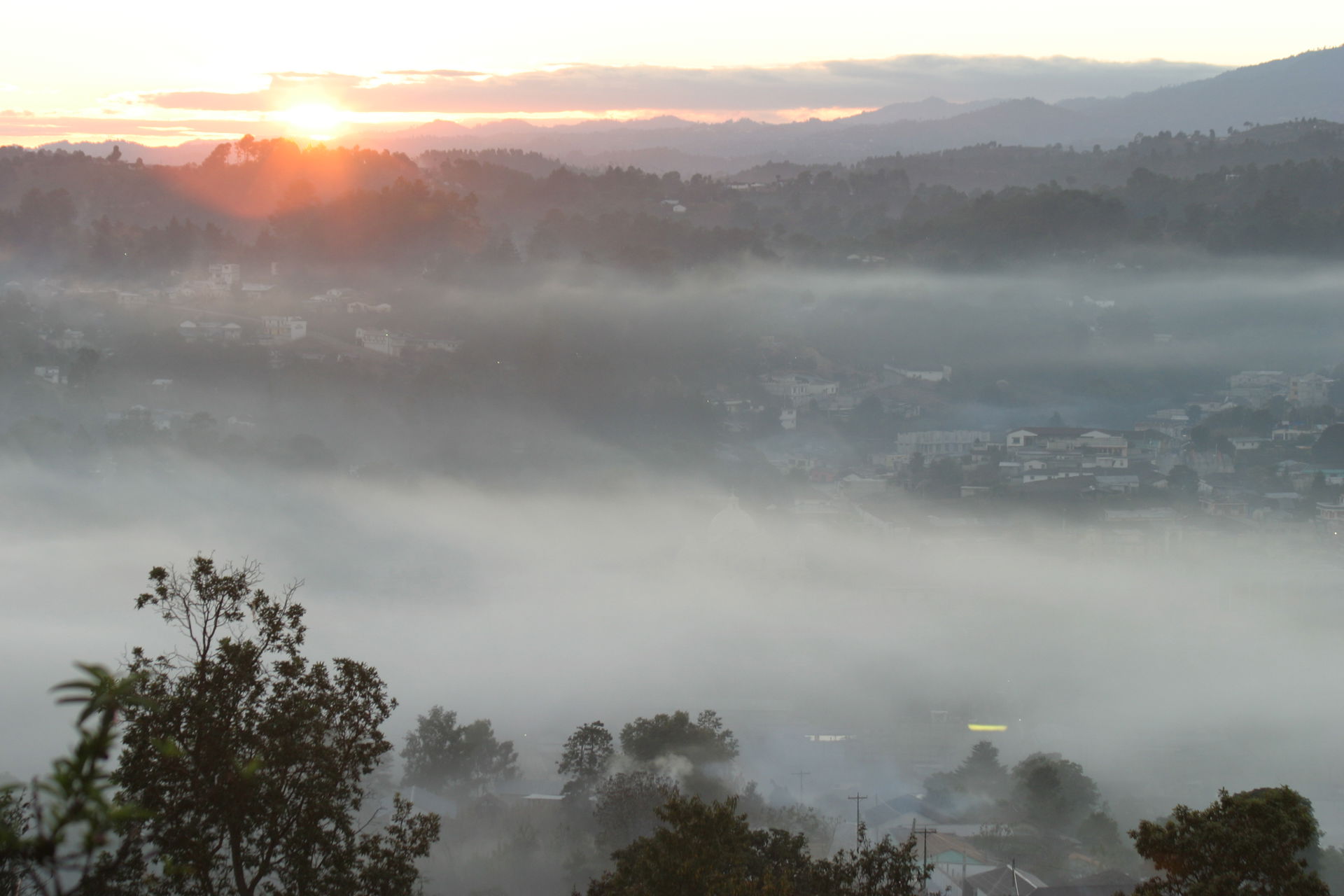 Sunset over Momostenango. This picture was taken in November of…