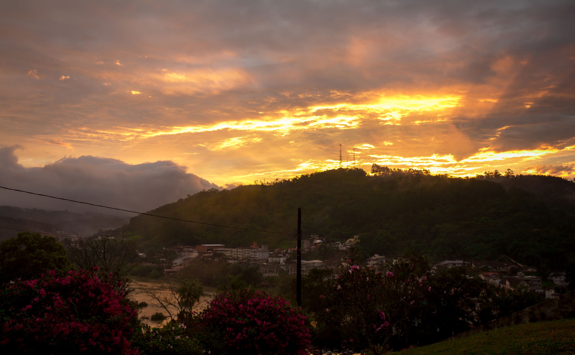 Fim de tarde em Ibirama - SC