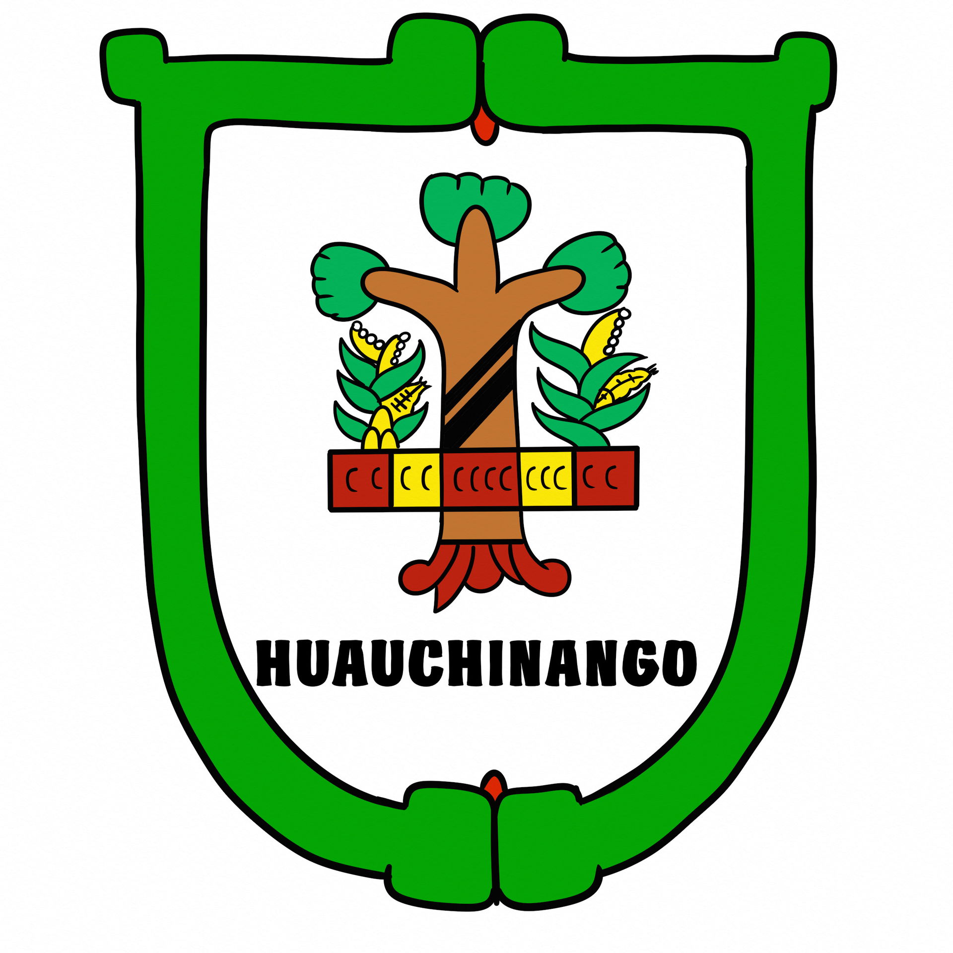 Coat of Arms of the Municipality of Huauchinango, Puebla; Mexic…