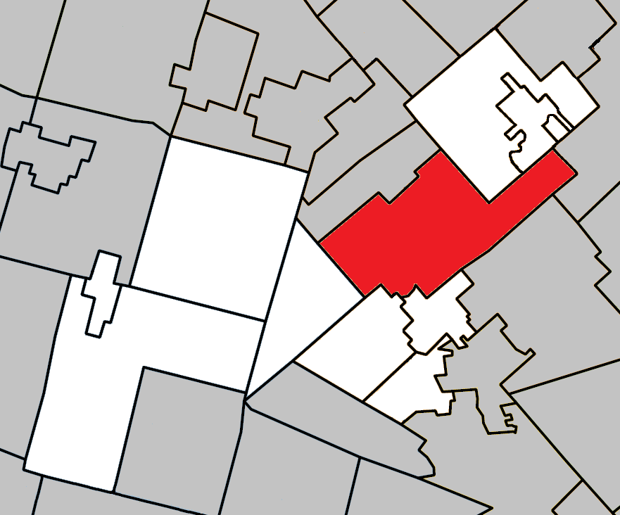 Location of Sainte-Adèle, Quebec within Les Pays-d'en-Haut Regi…