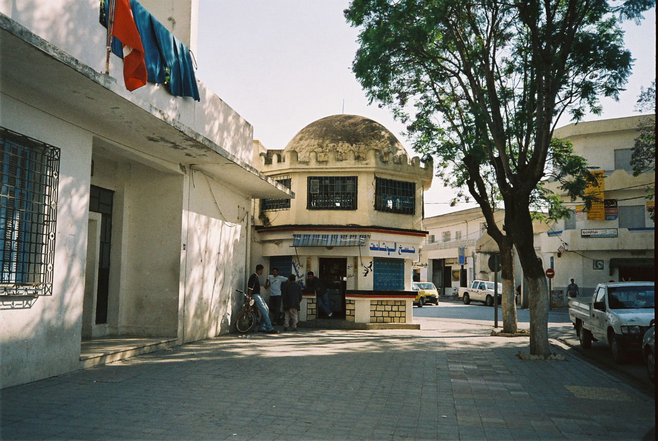 A street of the Tunisian city, Jendouba
